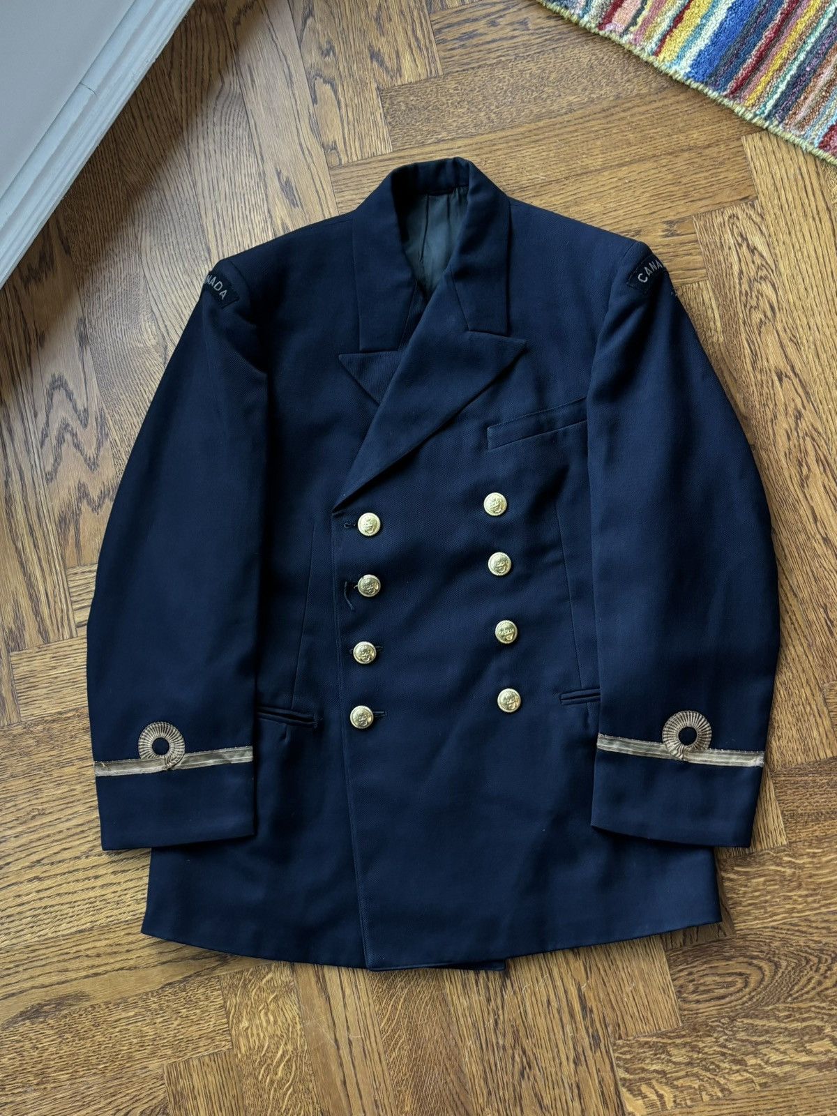 Vintage 1950s RCN Uniform Vintage Canadian Navy Coat Korean War USN Size 38S - 1 Thumbnail