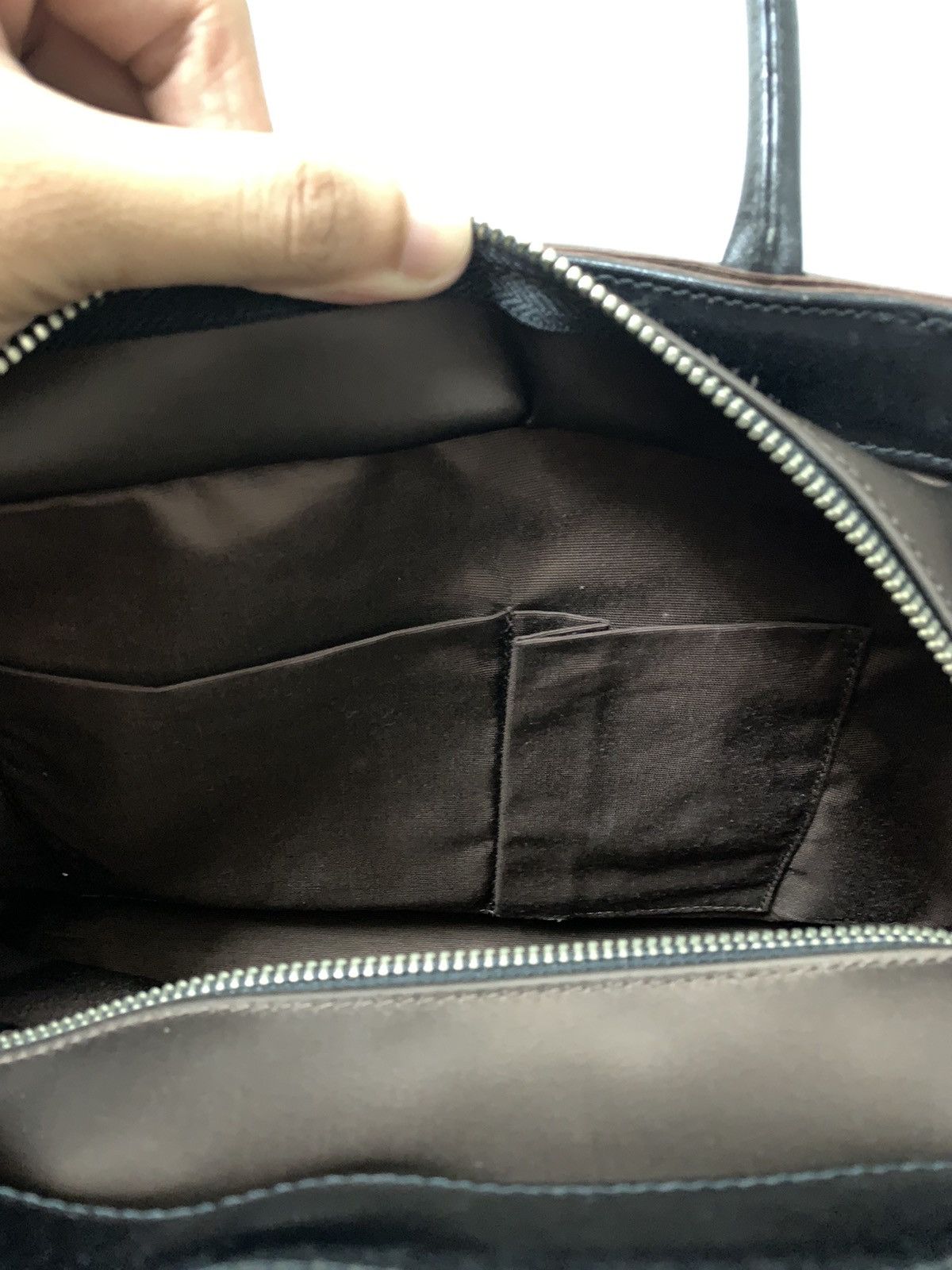 Japanese Brand Vintage Y’saccs Brown Nylon Handbag Size ONE SIZE - 13 Thumbnail