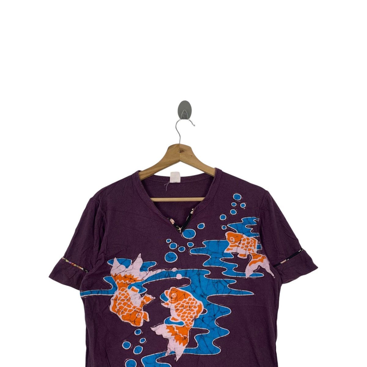 Vintage ETERNAL JAPAN CONCEPT Collection Gold Fish Tee Shirt Size S / US 4 / IT 40 - 2 Thumbnail