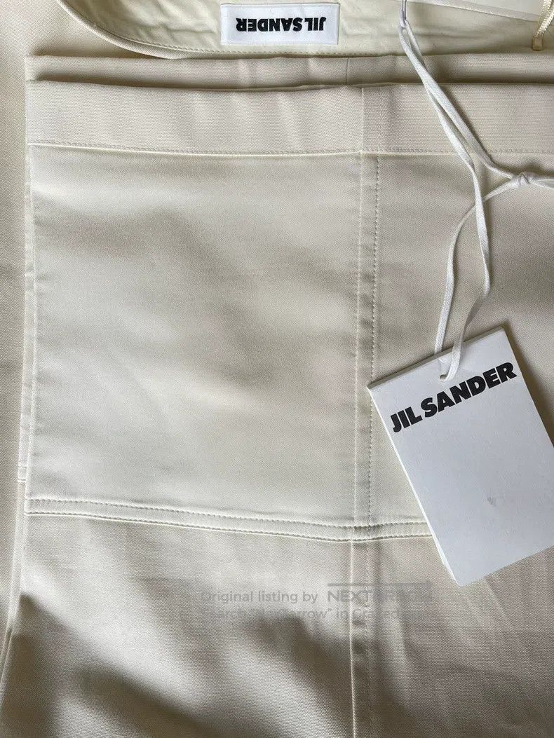 Jil Sander Jil Sander size 34 White Colorblock Capri Pants Size 23" - 7 Thumbnail