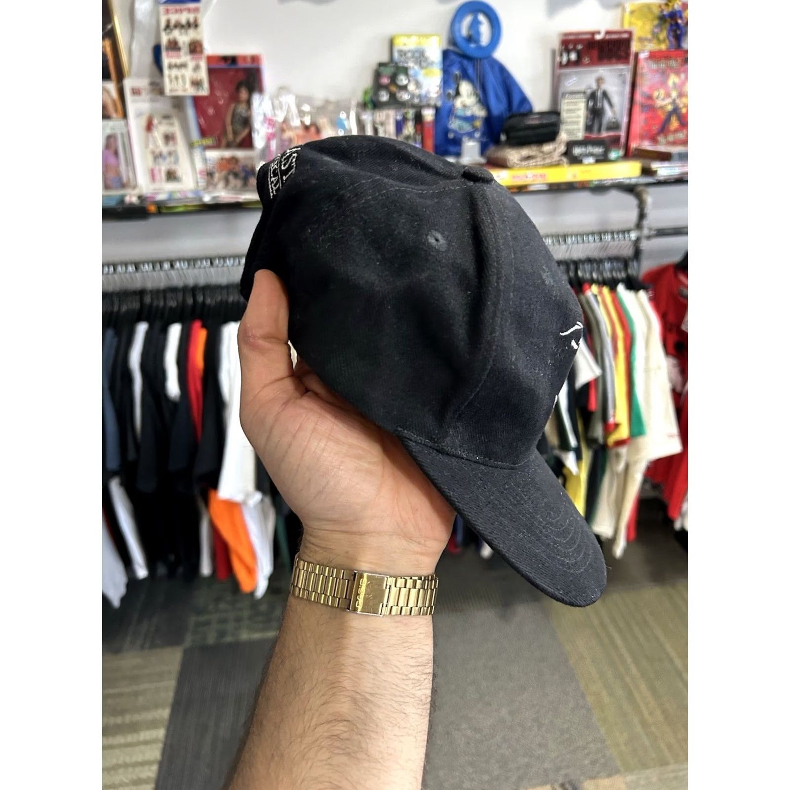 Disney VINTAGE Disney Beauty And The Beast The Broadway Musical Snapback Hat Cap 90s Unisex Adults One Size Black Baseball Cap Hat Size ONE SIZE - 5 Thumbnail