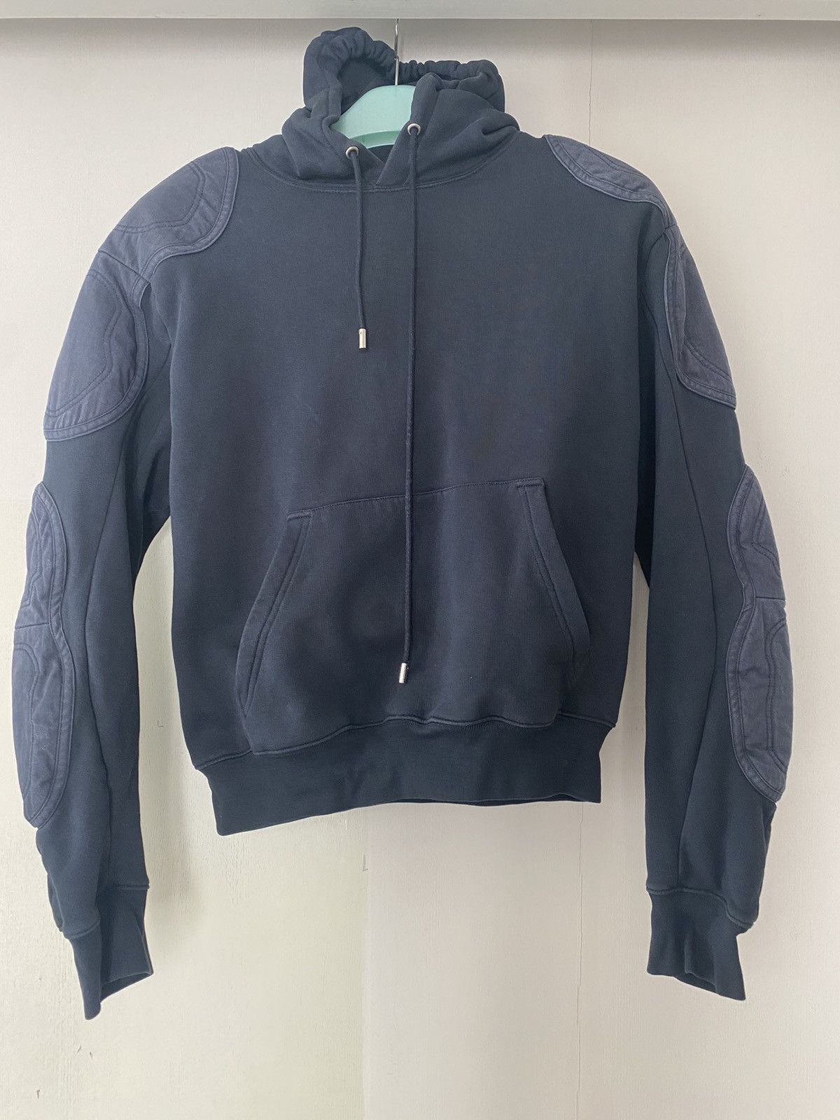 image of Gmbh Renwhar Navy Hoodie Aw18 My Beauty Offends You, Men's (Size Medium)