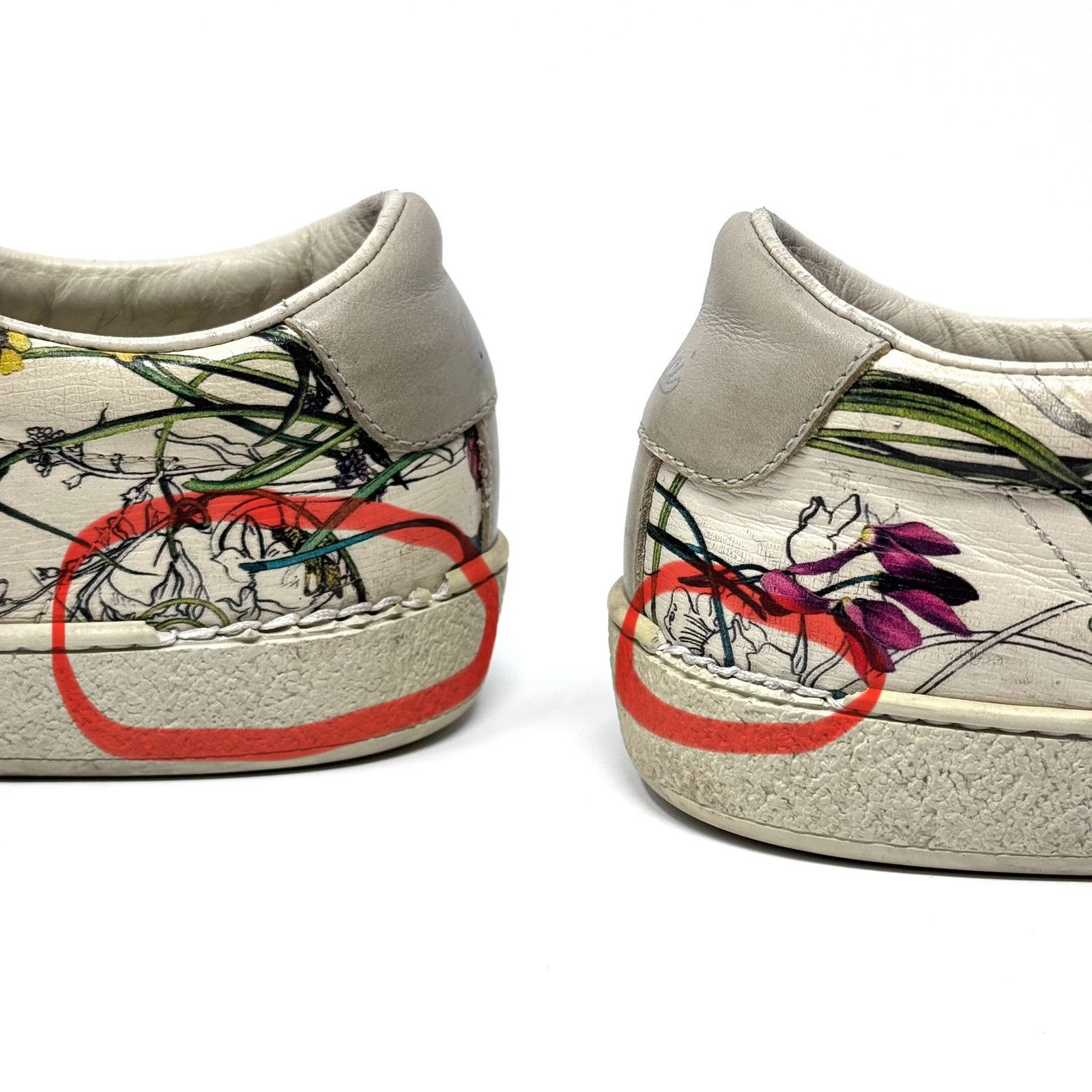 Gucci Gucci Flora Print Sneakers Size US 9 / EU 42 - 8 Thumbnail