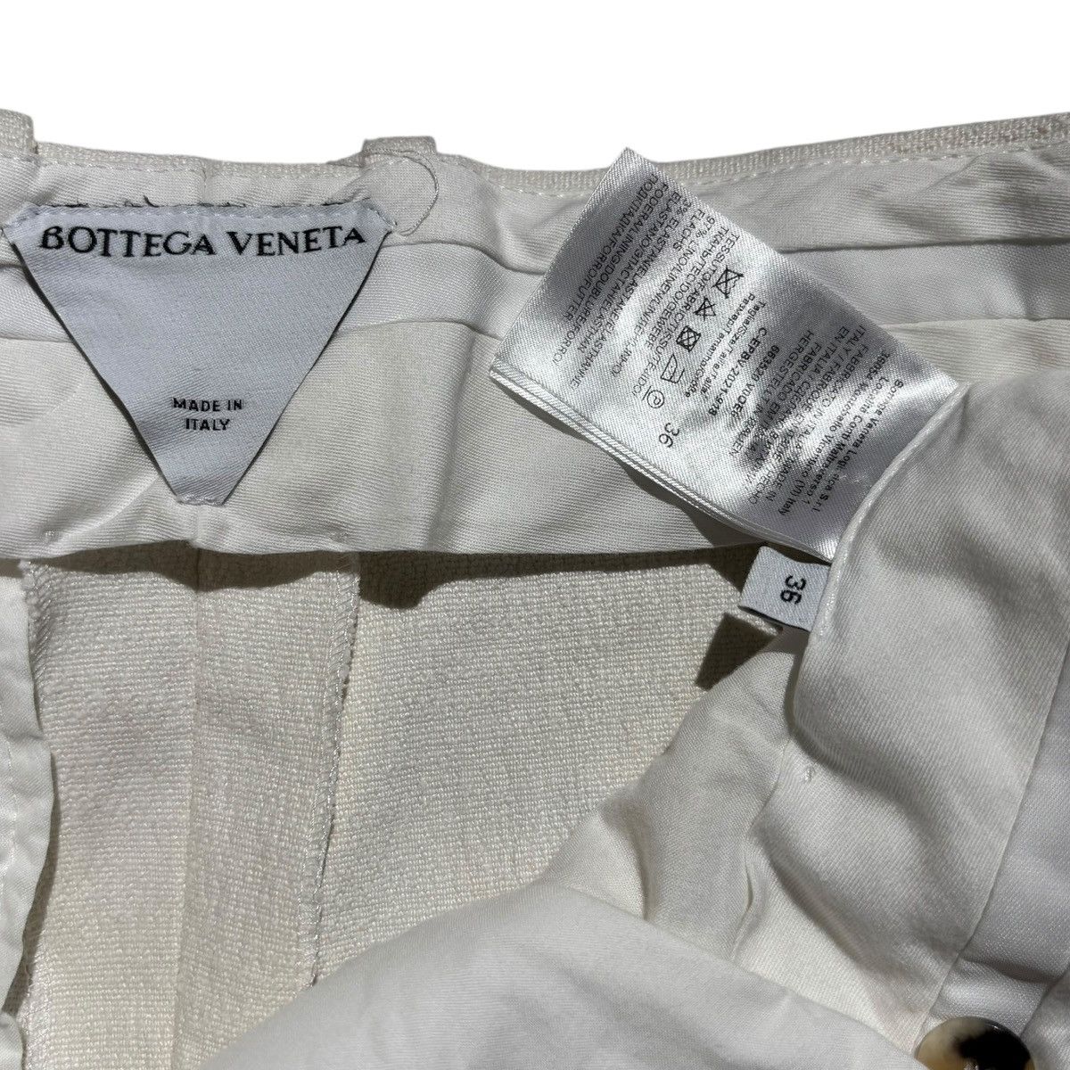 Bottega Veneta Linen 3/4 wide leg capri Size 25" / US 0 / IT 36 - 2 Thumbnail