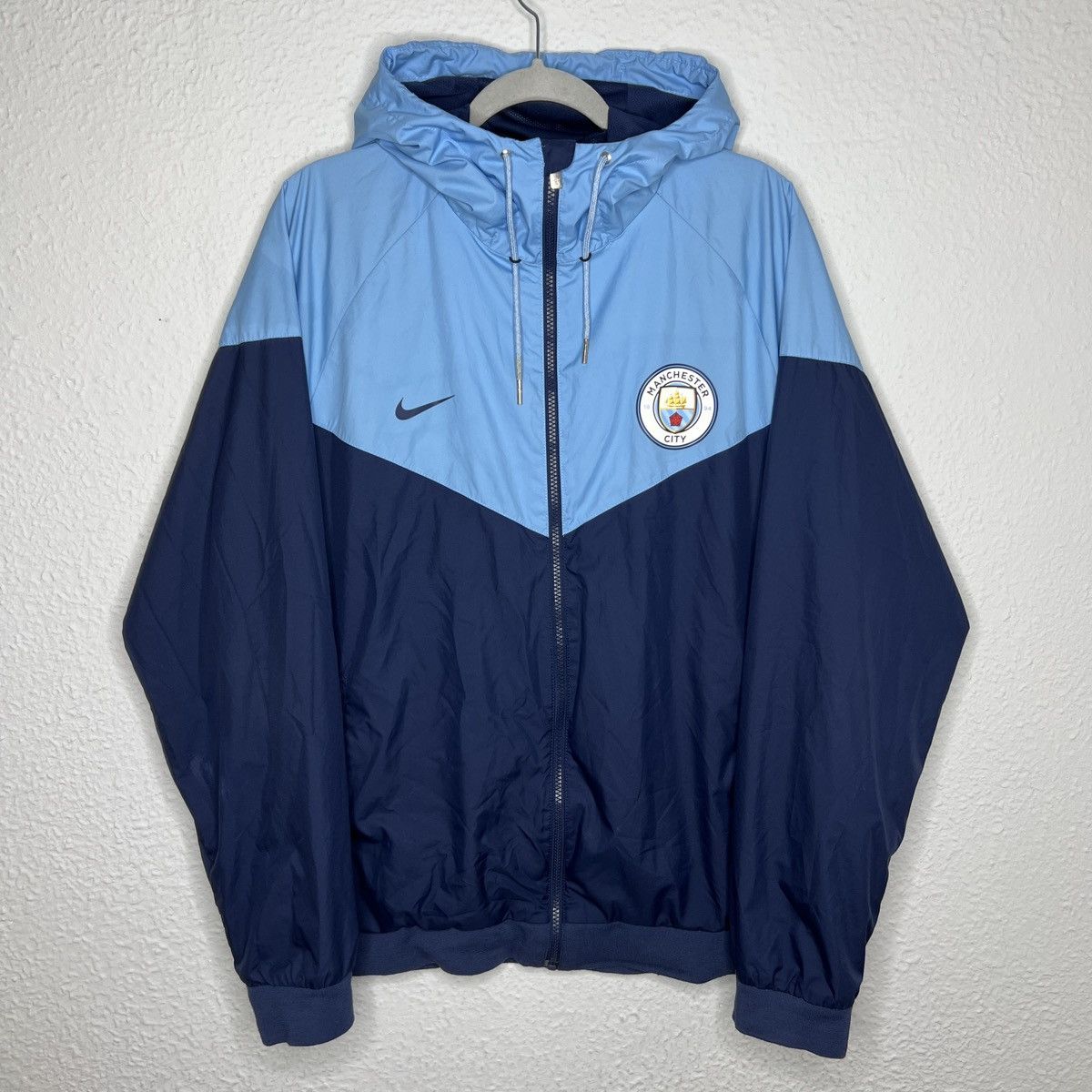 Nike Nike Manchester City Jacket Navy Blue Soccer Football Drill Size US XL / EU 56 / 4 - 1 Thumbnail