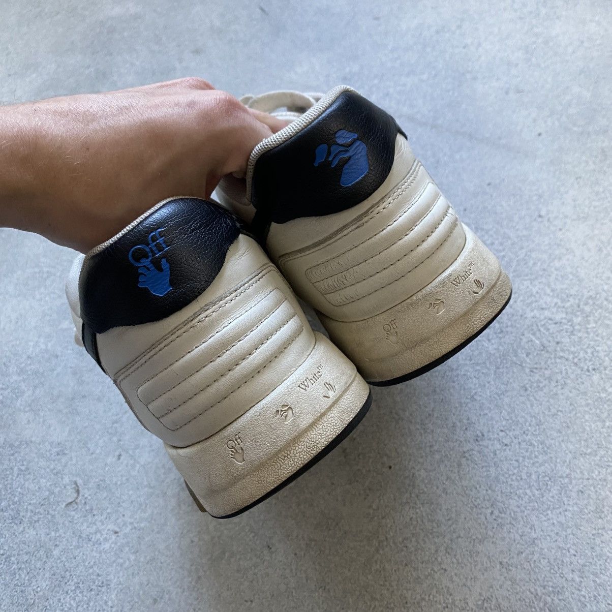 Off-White OFF WHITE Office Sneaker White Black Size US 10 / EU 43 - 5 Thumbnail