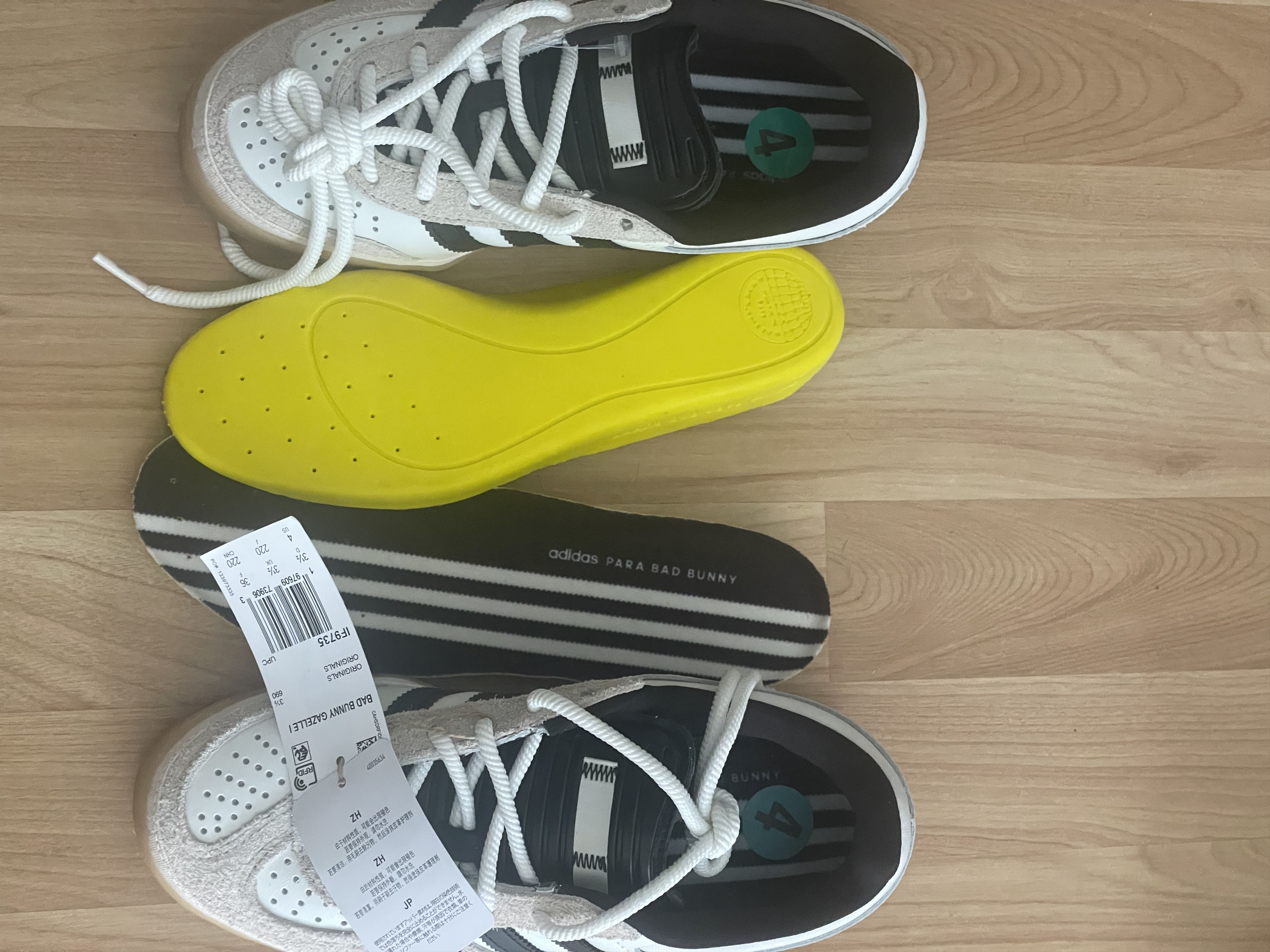 Adidas Adidas Gazelle Indoor x Bad Bunny – US 4 / EU 36 – Rare Size Size US 4 / IT 34 - 1 Thumbnail