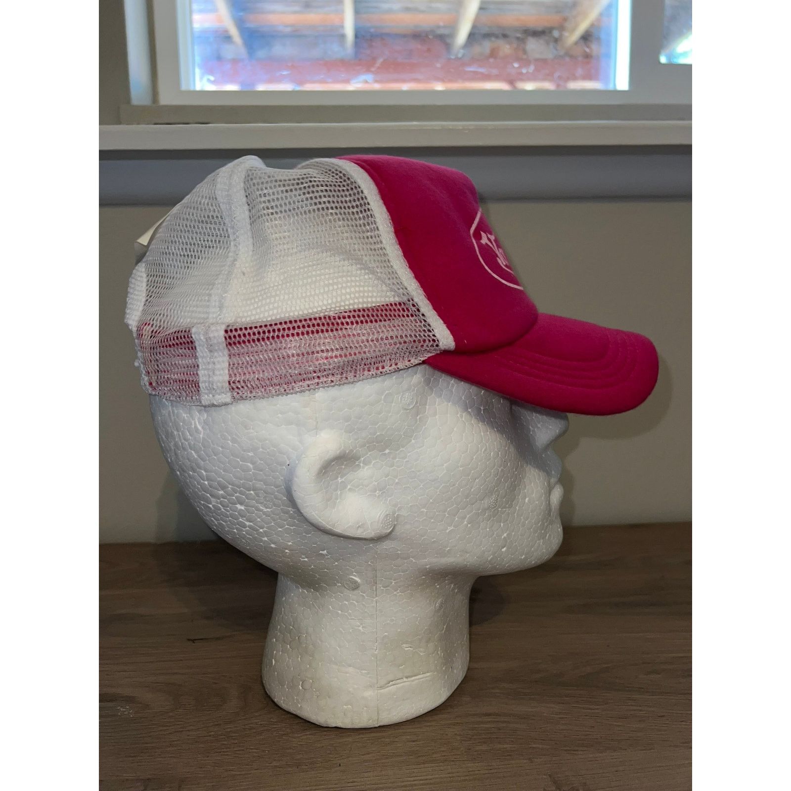Vintage Y2K Von B*tch Pink White Trucker Hat Headwear Designer 2000s Size ONE SIZE - 6 Thumbnail