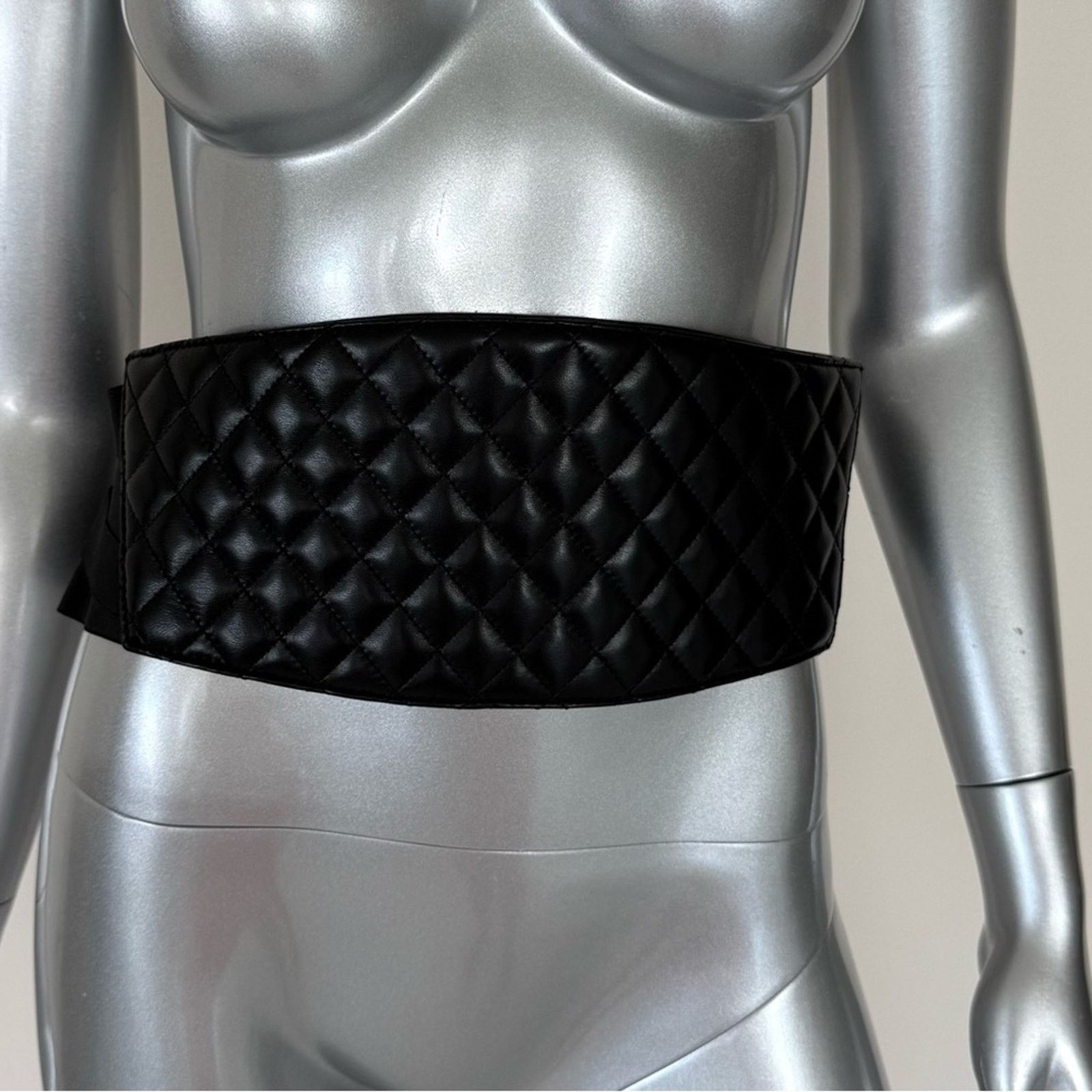 Chanel CHANEL quilted cummerbund belt Authentic Size ONE SIZE - 10 Thumbnail