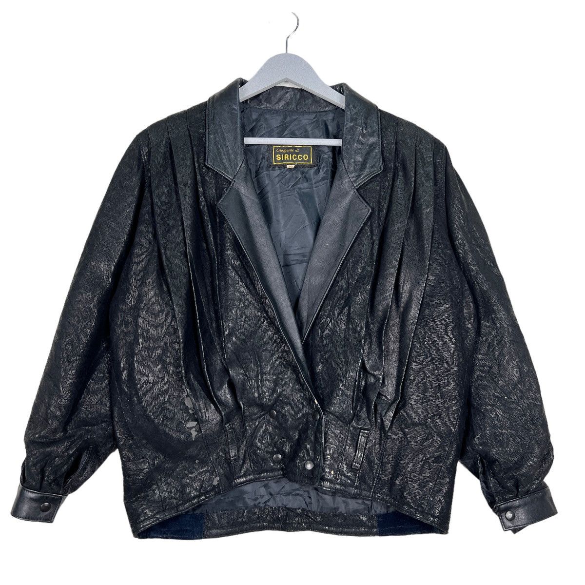 Japanese Brand 🔥 VINTAGE SERICCO CARDIGAN LEATHER JACKET Size US M / EU 48-50 / 2 - 1 Thumbnail