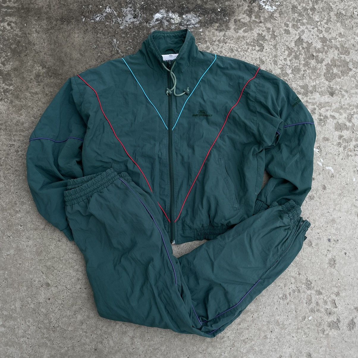 Ford × Vintage Vintage Ford Motorsport Tracksuit Costume Pants + Jacket 90 Size US L / EU 52-54 / 3 - 1 Thumbnail