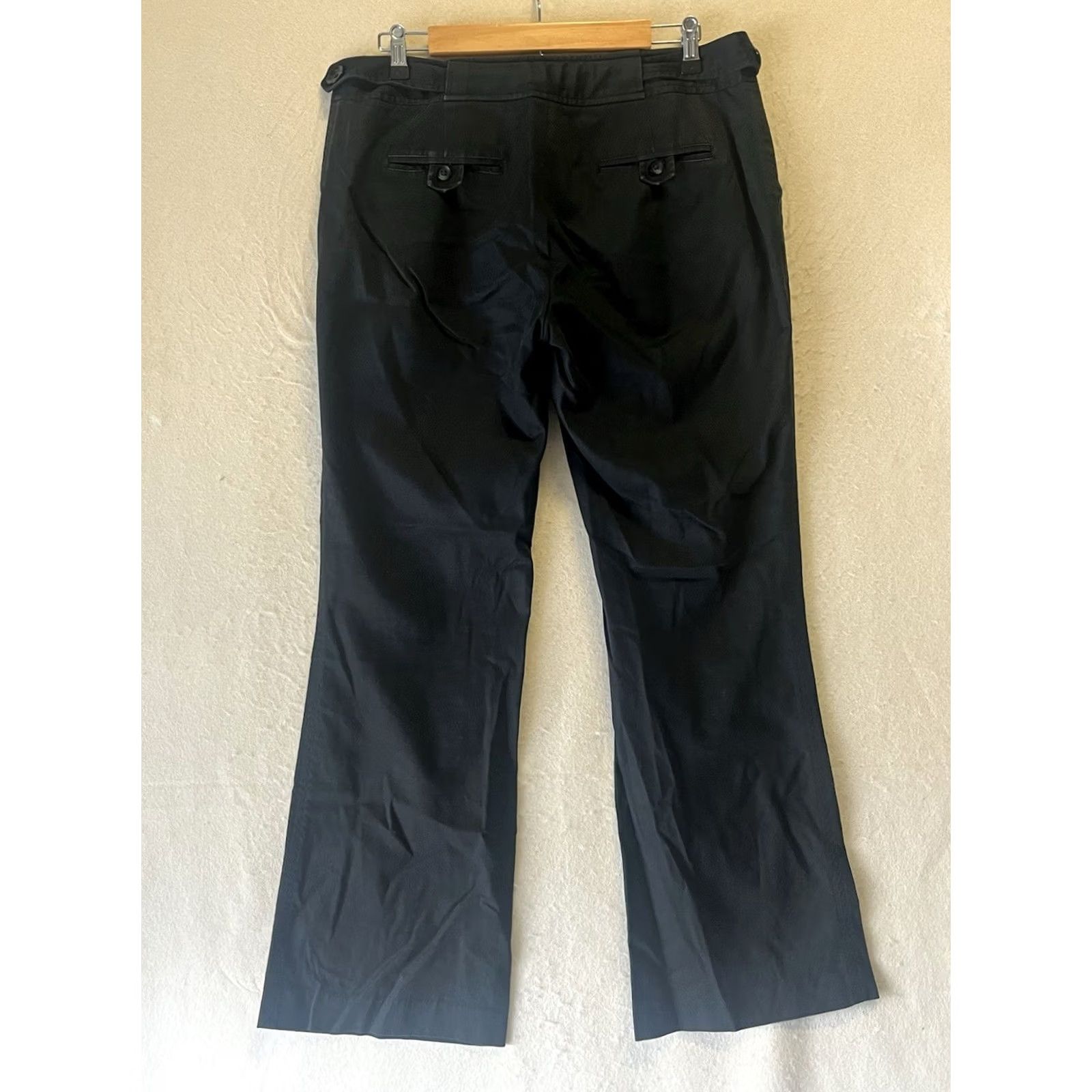Mossimo Mossimo Supply Co Size 12 Pants Black Mid Rise Women's Casual Cotton Blend Stretch Flat Front Ankle Size 34" / US 12 / IT 48 - 2 Thumbnail