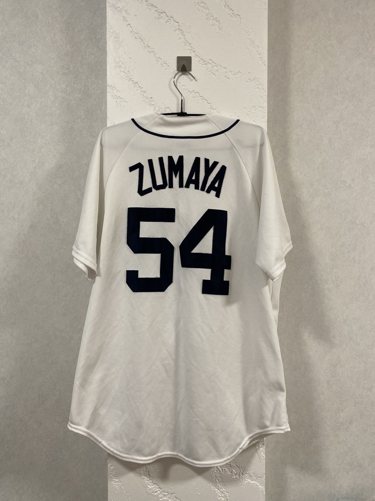 MLB × Majestic × Vintage Majestic Detroit Tigers Joel Zumaya Baseball Jersey Size: XL Size US XL / EU 56 / 4 - 8 Thumbnail