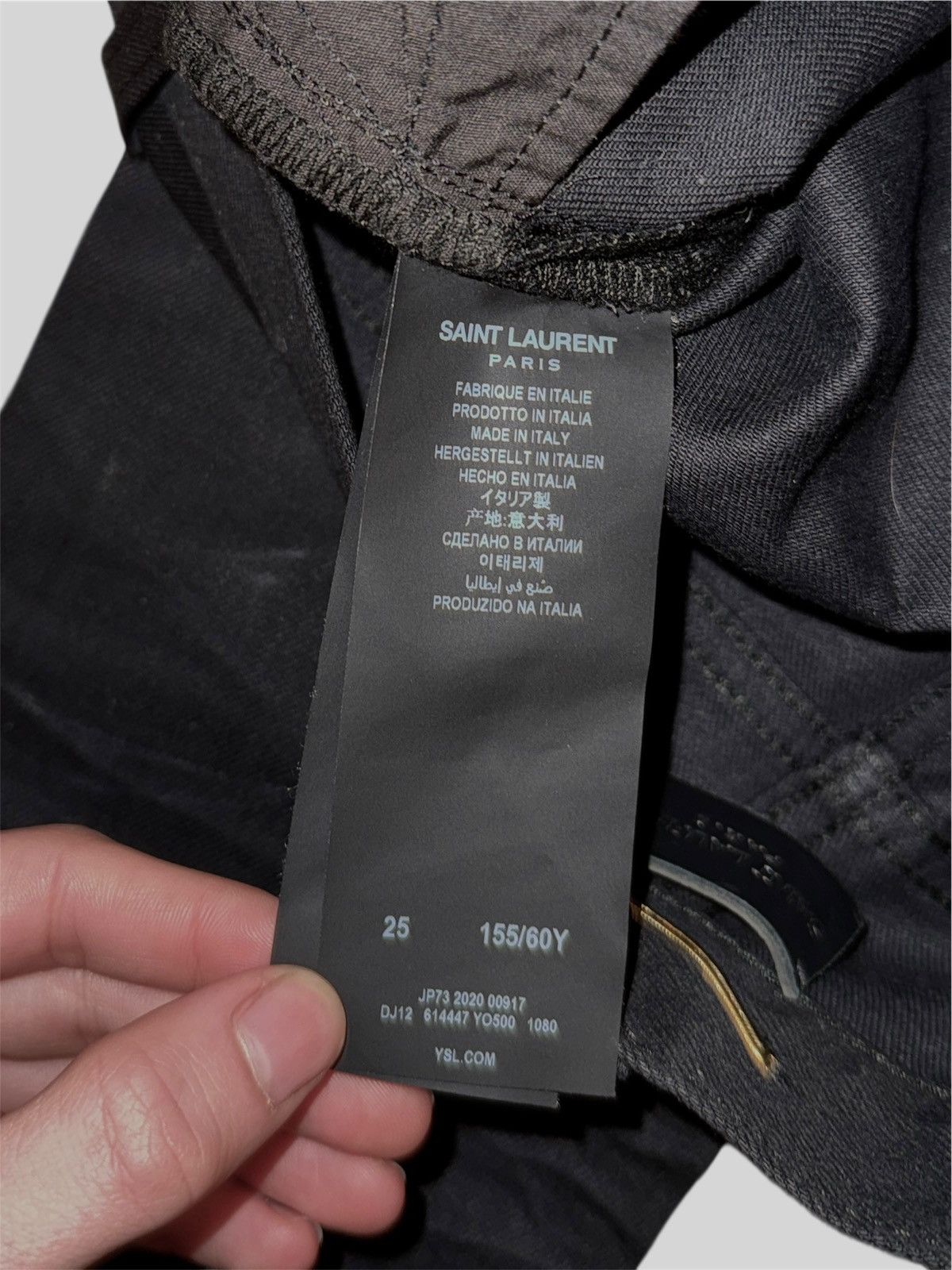 Saint Laurent Paris Saint Laurent D26 Skinny Jeans Size US 27 - 6 Thumbnail
