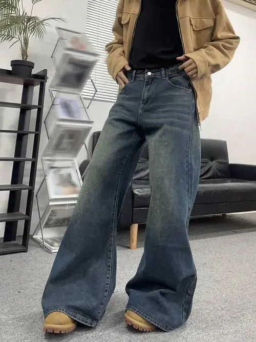 Jean Kimura x Ezaki Faded Baggy Denim Jeans Wide Leg Size US 32 / EU 48 - 3 Thumbnail