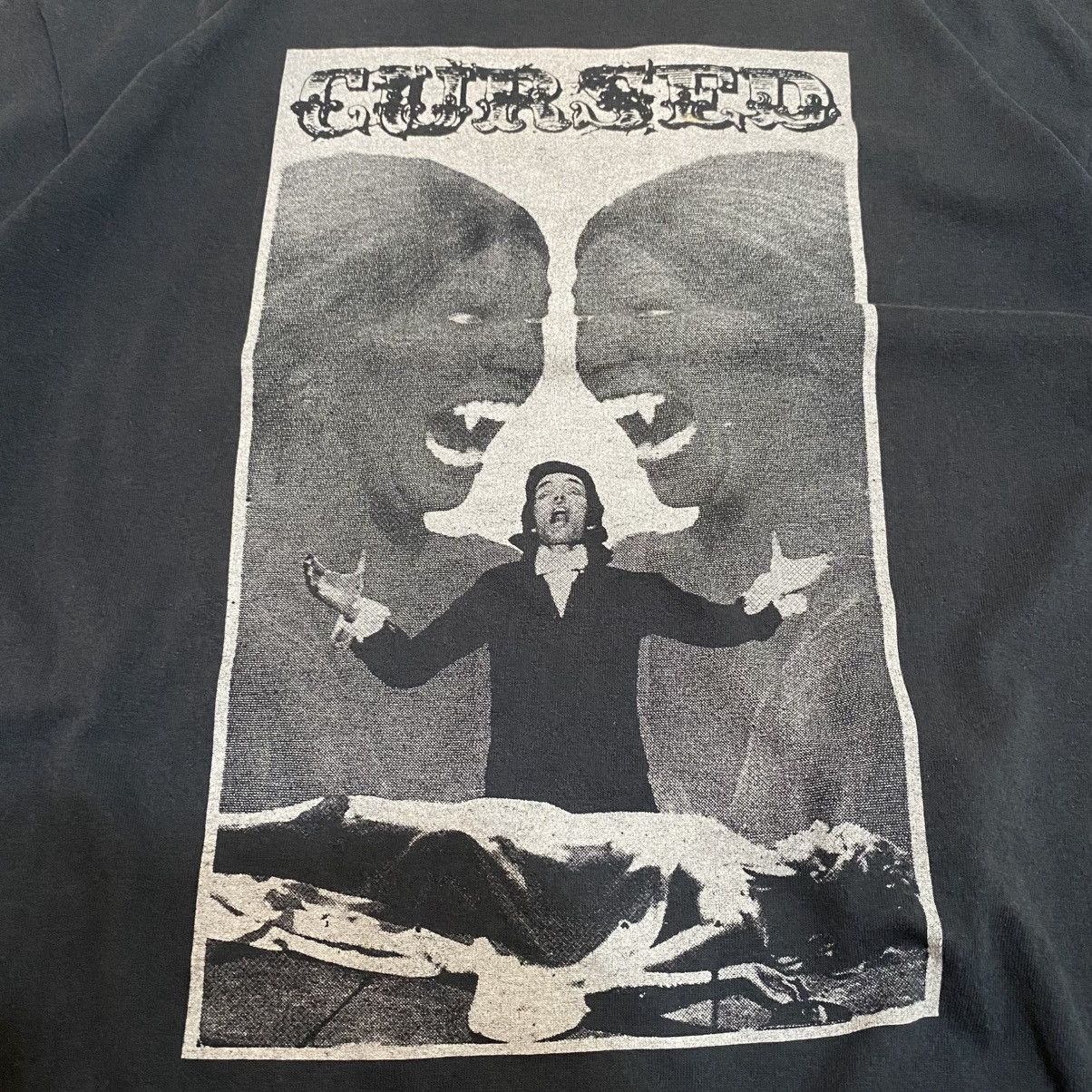 Fruit Of The Loom Cursed Tshirt band Hardcore Punk terror turnstile converge Size US L / EU 52-54 / 3 - 3 Thumbnail