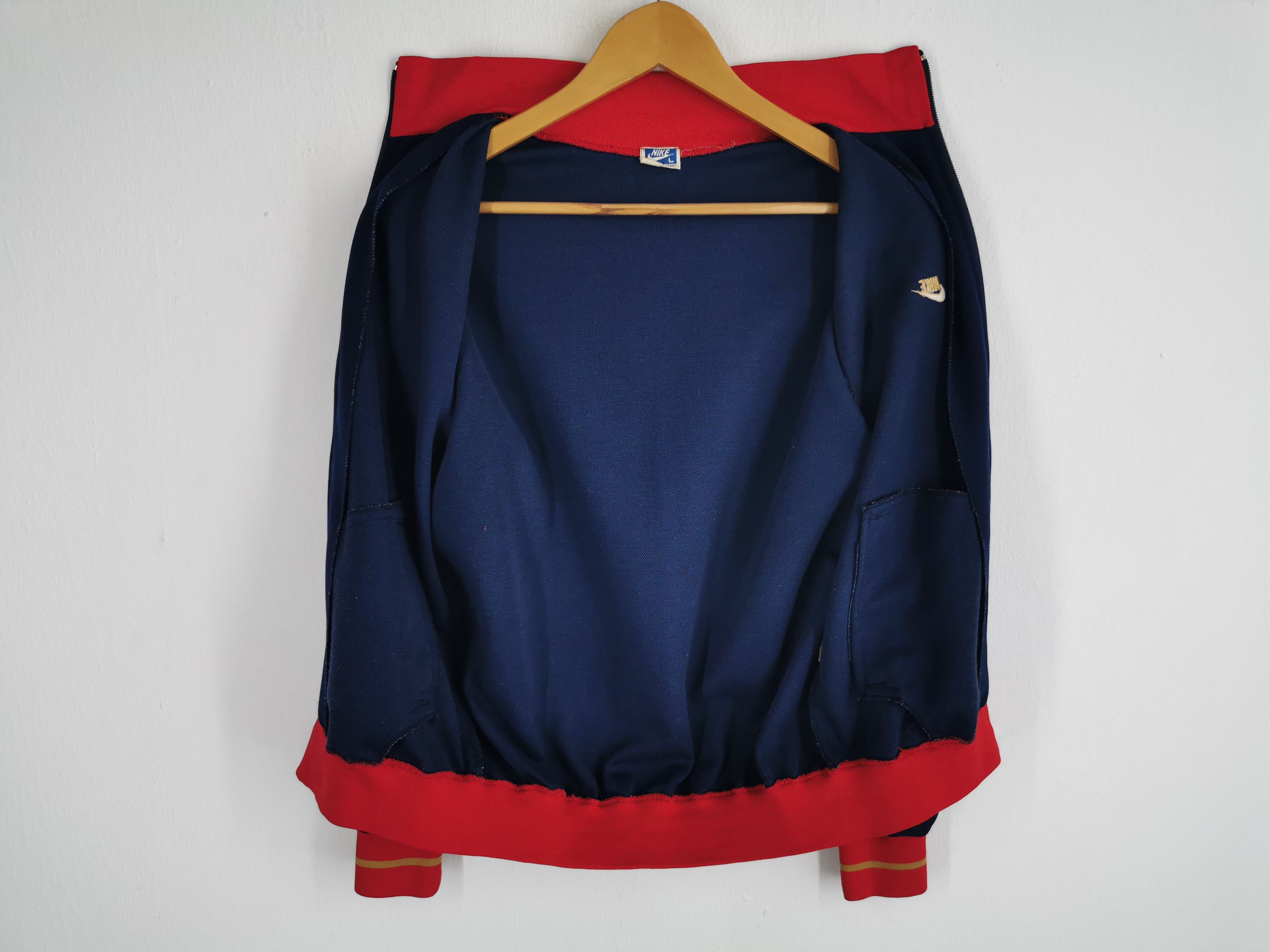 Nike Vintage 90's Nike Swoosh Blue Tag Track Top Made In Japan Size US M / EU 48-50 / 2 - 3 Thumbnail