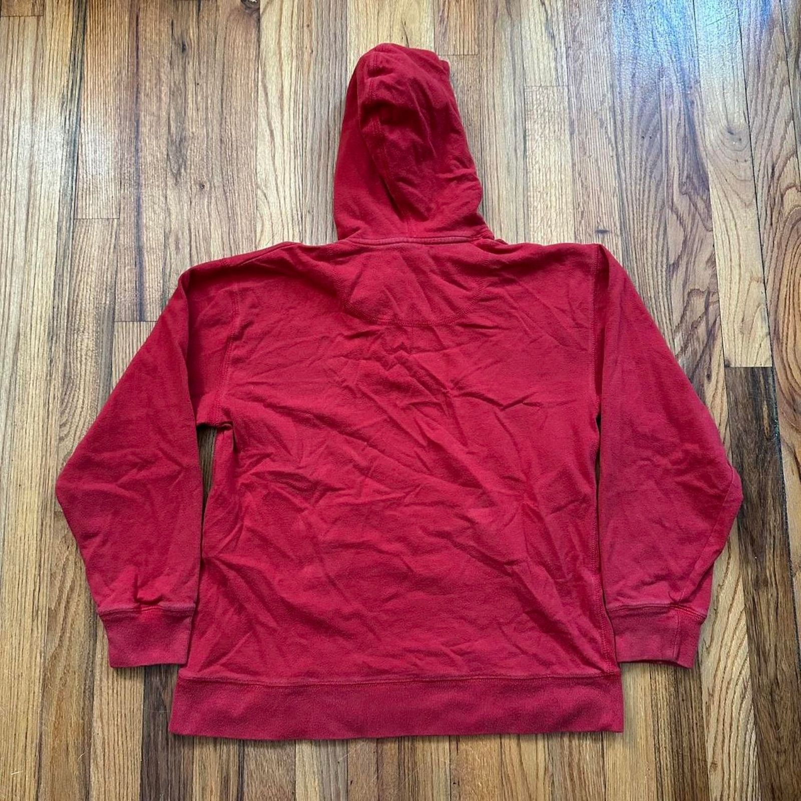 Polo Ralph Lauren Polo Ralph Lauren Henley Hoodie Red size S / KIDS LARGE Size US S / EU 44-46 / 1 - 5 Thumbnail