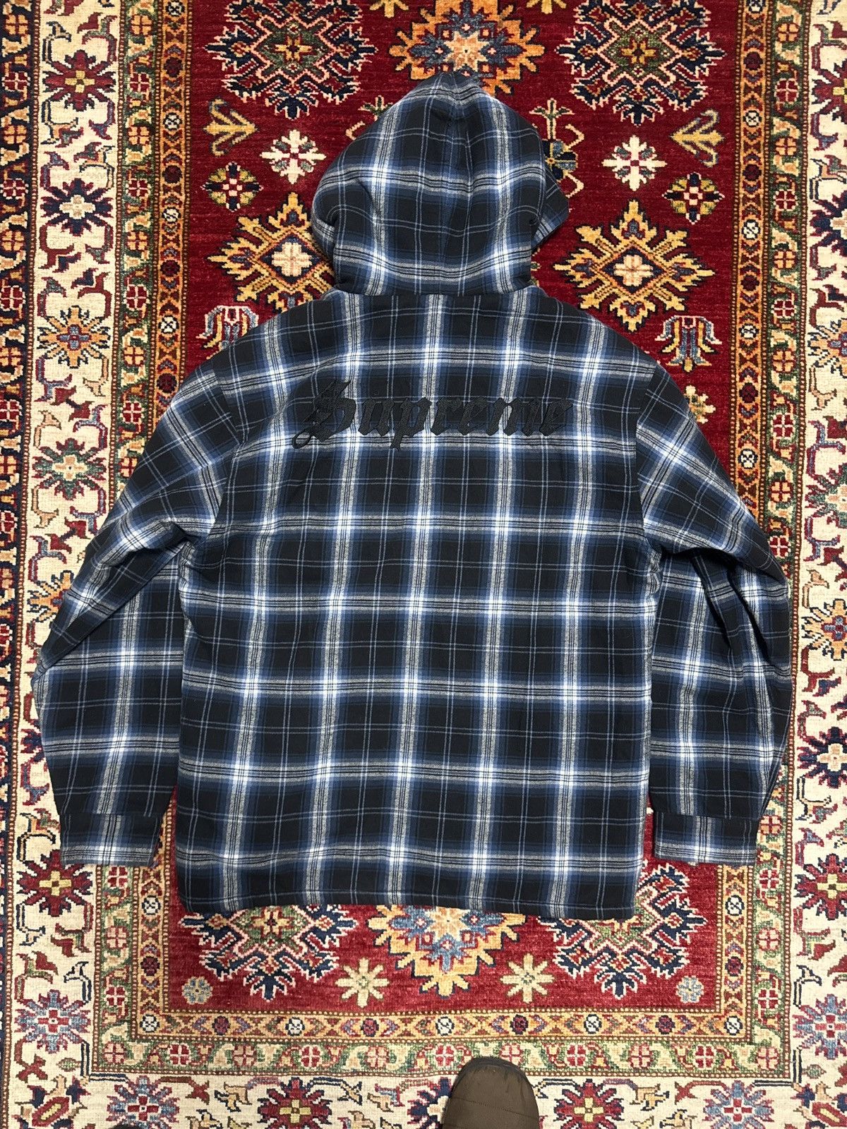 Supreme Supreme plaid downfill jacket Size US M / EU 48-50 / 2 - 3 Thumbnail