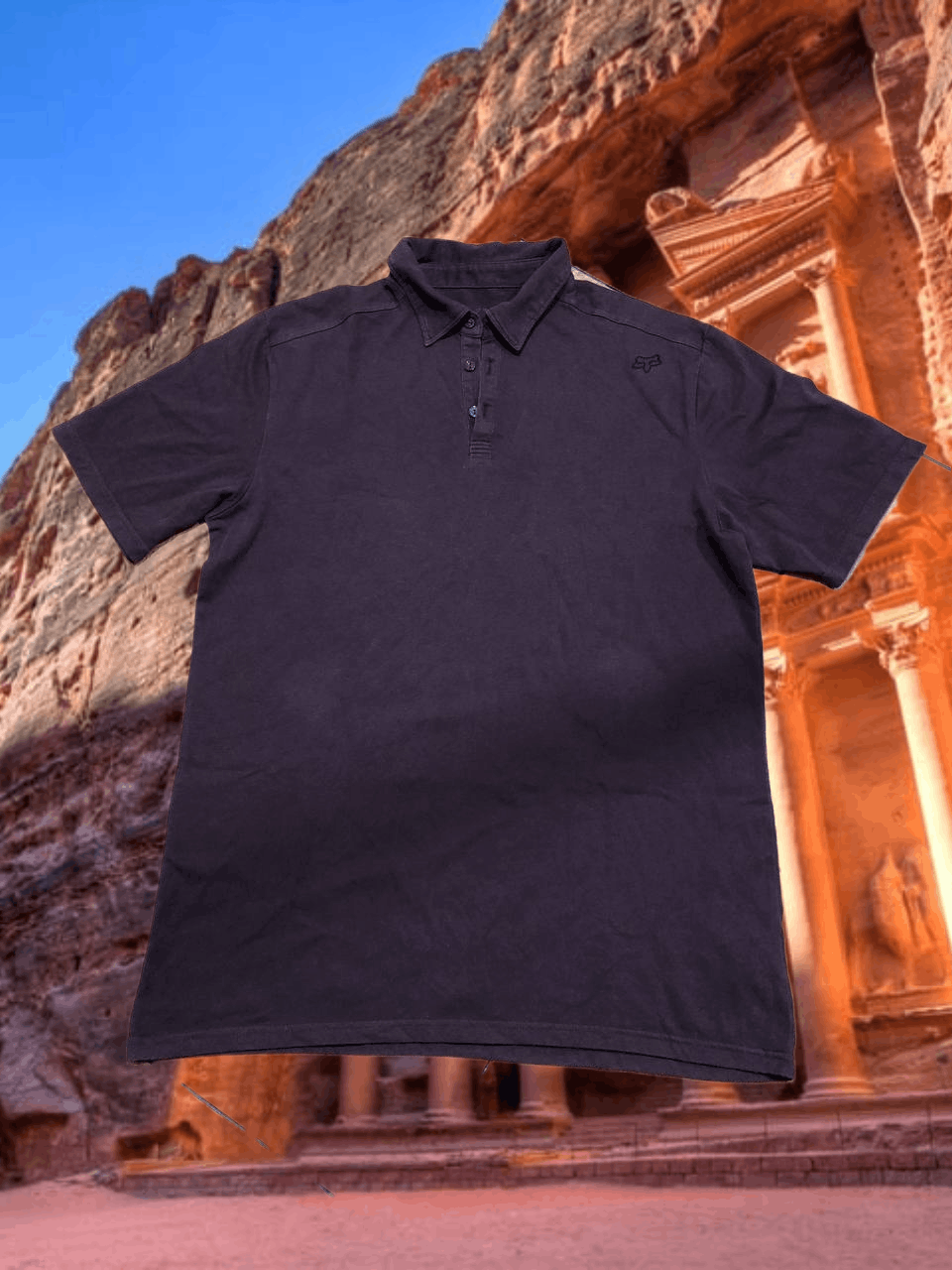 Fox Racing Vintage polo Fox Racing T-Shirt crazy Y2K streetwear Size US L / EU 52-54 / 3 - 1 Thumbnail