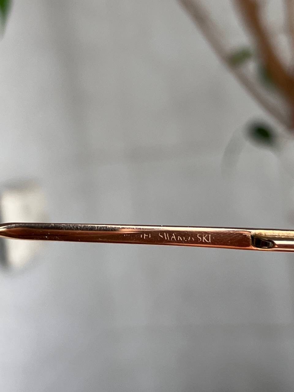 Swarovski Vintage Daniel Swarovski 80's 90's Oval Glasses Eyeglasses Size ONE SIZE - 9 Thumbnail