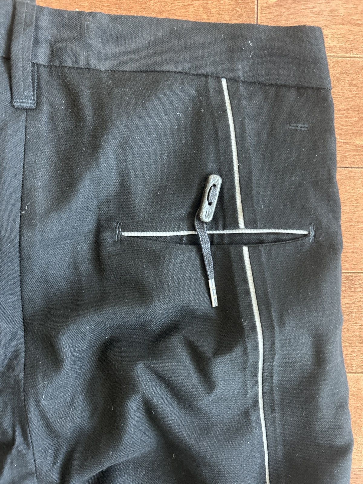 Boris Bidjan Saberi BBS AW 14-15 P1-FIII7 100% virgin wool pants size small Size US 32 / EU 48 - 5 Thumbnail