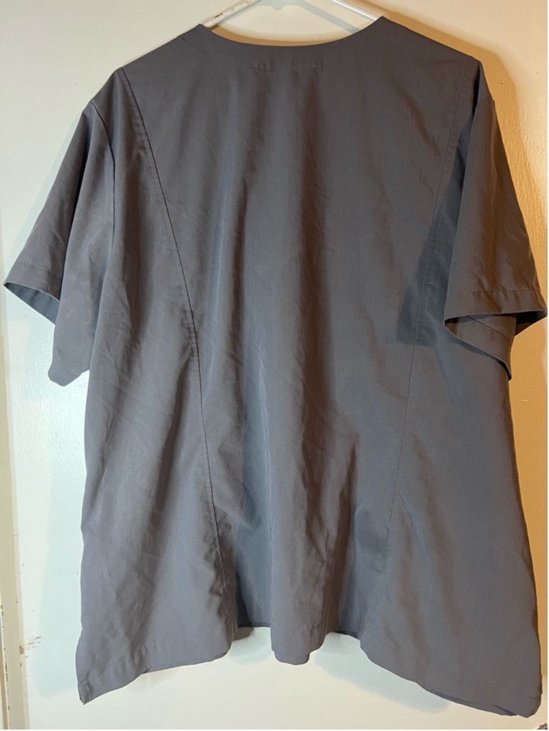 Jockey Women's Jockey Scrub Top Size 3X Gray Size 3XL / US 20-22 - 2 Thumbnail