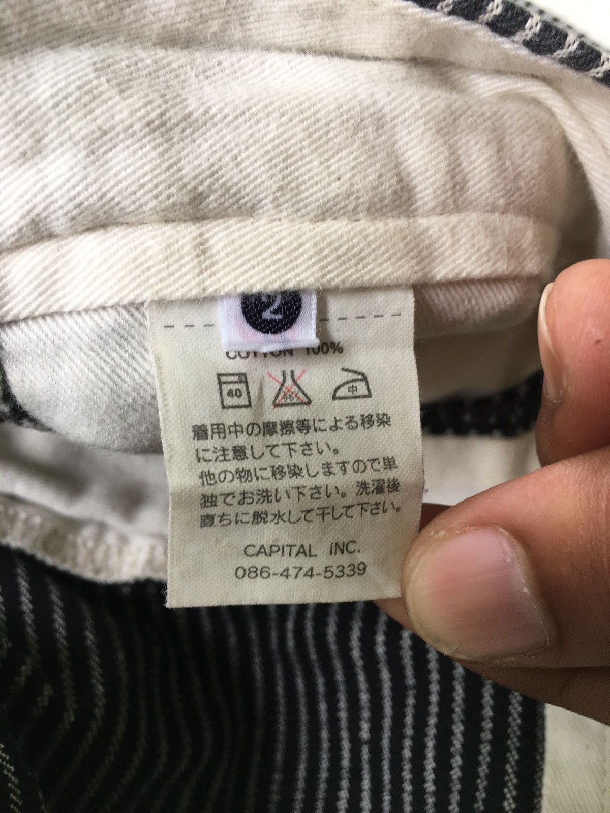 Kapital Kapital Stripe Pants Size US 32 / EU 48 - 6 Thumbnail