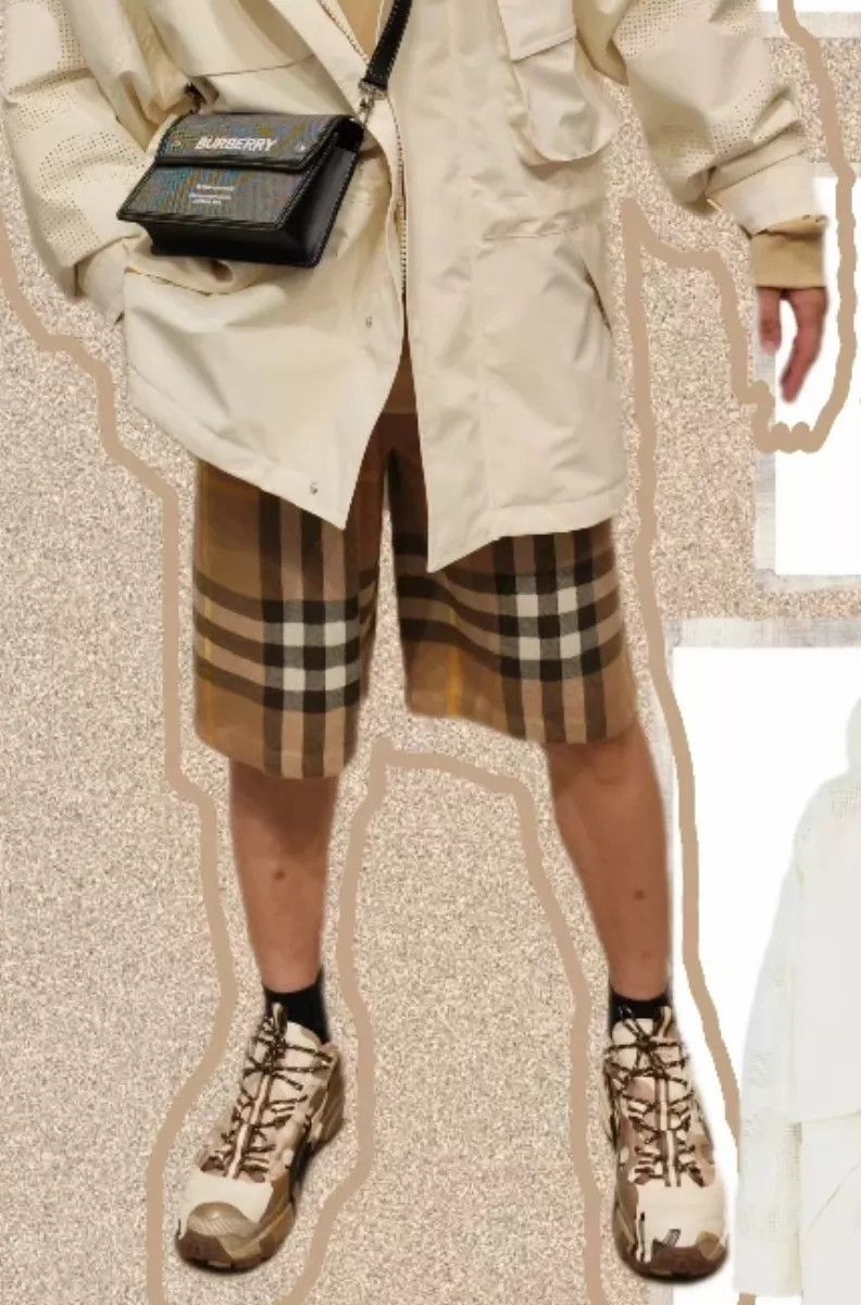 Burberry BURBERRY classic stripe wool knit shorts XL 95 new Size US 36 / EU 52 - 8 Thumbnail