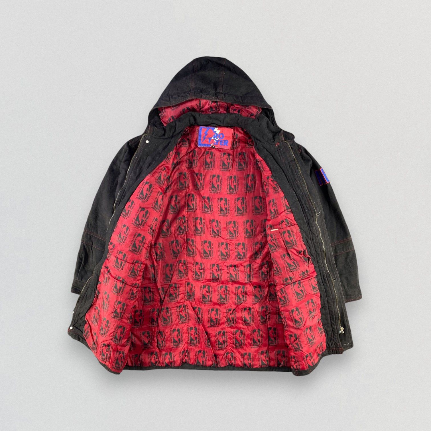 NBA Vintage Chicago Bulls Parka Hooded Jacket Size US M / EU 48-50 / 2 - 2 Thumbnail