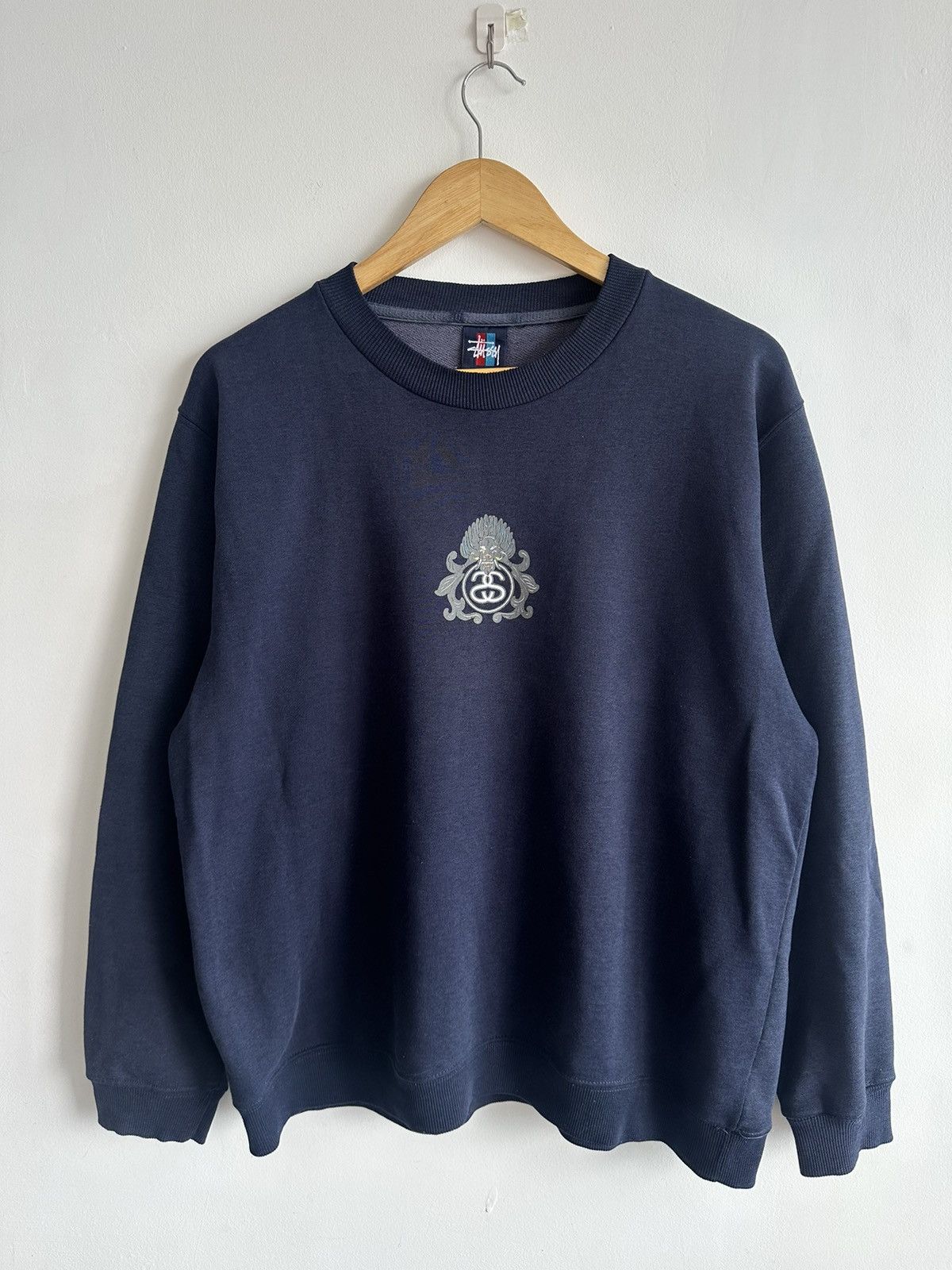 Stussy × Vintage Vintage 90’s Stussy Dragon Sweatshirt Made in USA RARE Size US L / EU 52-54 / 3 - 3 Thumbnail
