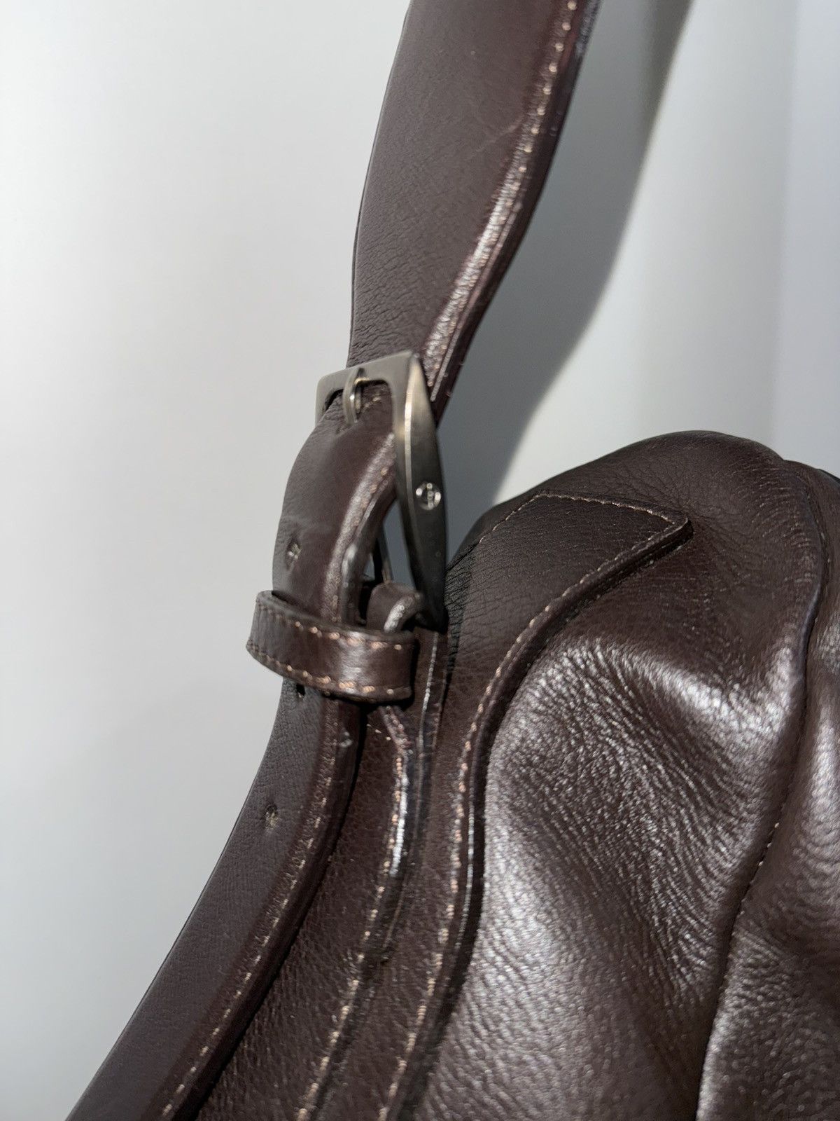 Giorgio Armani Giorgio Armani Leather Travel Bag Size ONE SIZE - 5 Thumbnail