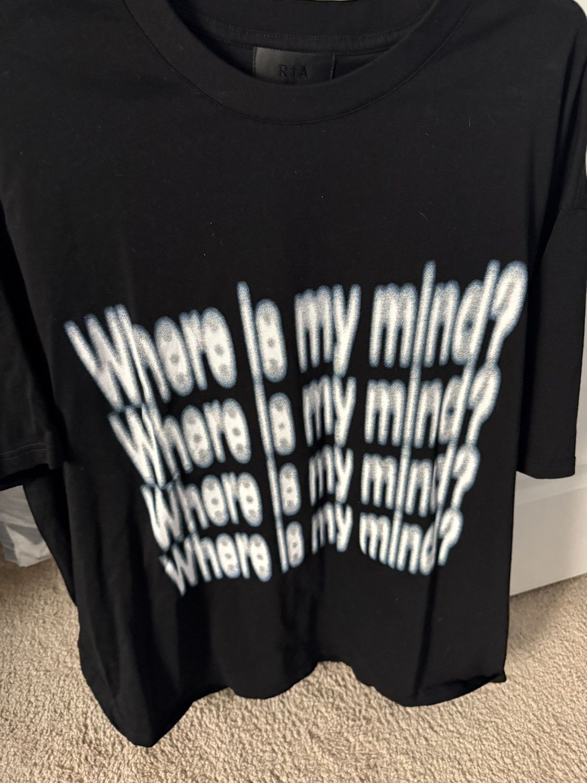 Rta RTA Where Is My Mind Black Tee Size US XXL / EU 58 / 5 - 1 Thumbnail