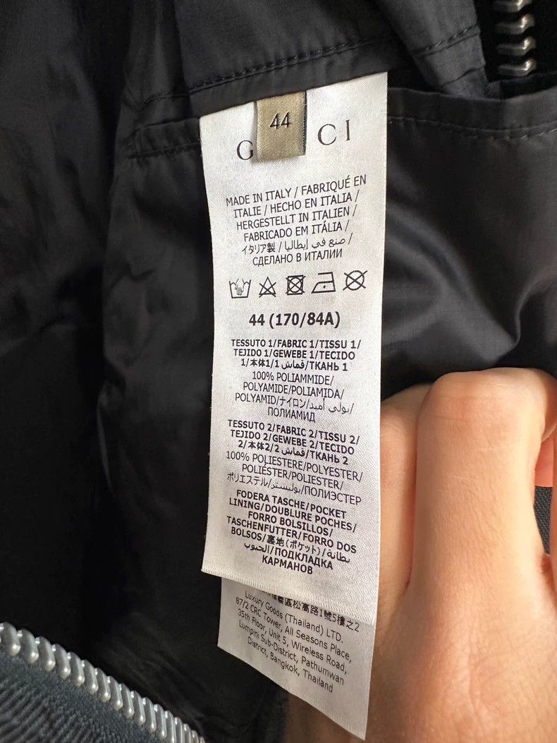 Gucci Gucci Motorcycle jacket black coat 2502-Nextarrow Size US L / EU 52-54 / 3 - 3 Thumbnail