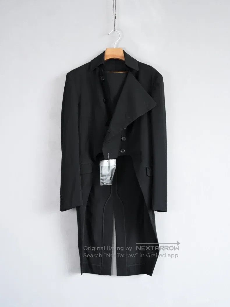 Yohji Yamamoto Yohji Yamamoto Size 1 11SS deformed collar tailcoat overcoa Size 38R - 3 Thumbnail
