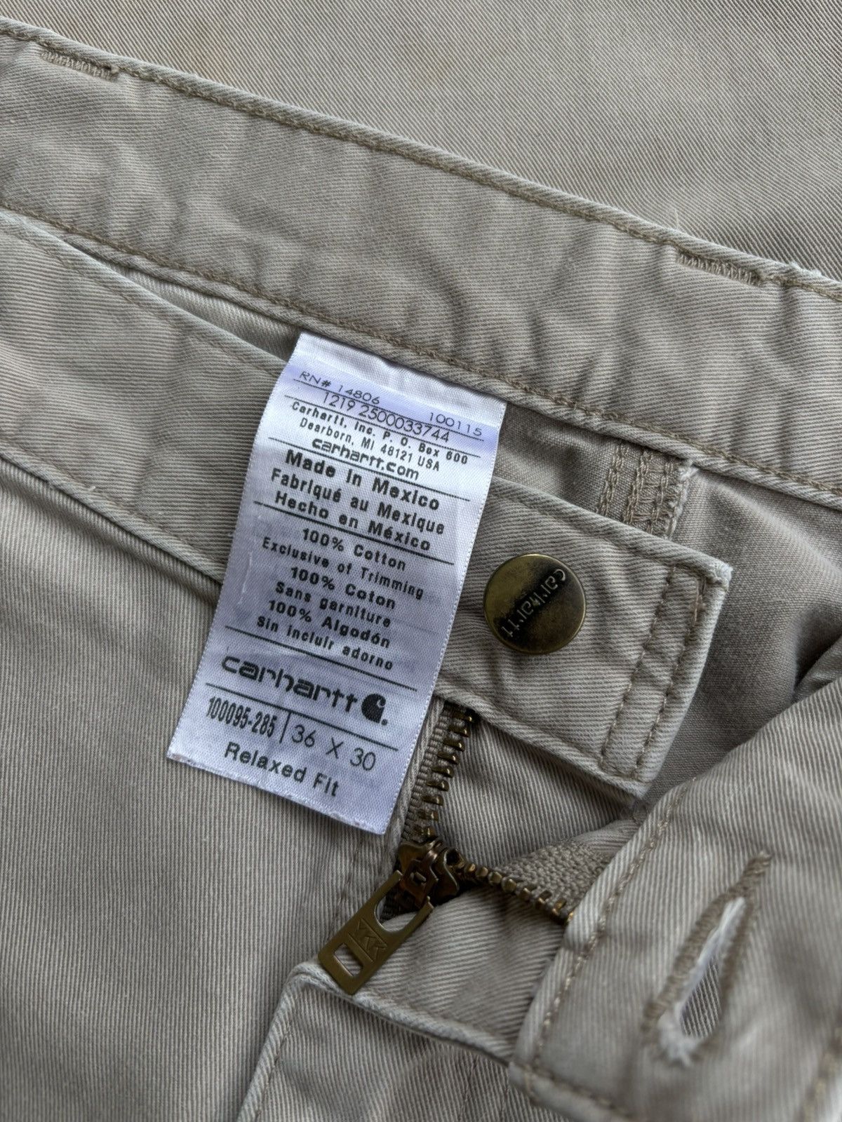Carhartt carhartt cellpo catton size 36 relaxed fit Size US 36 / EU 52 - 7 Thumbnail