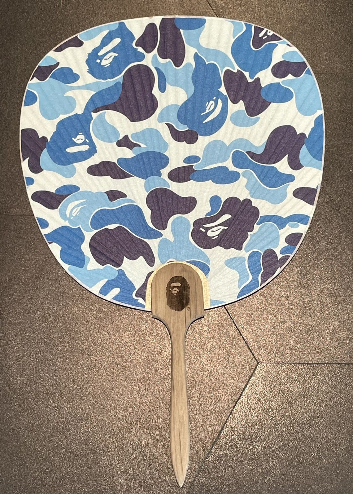 Bape BAPE ABC Camo Japanese Fan Blue Size ONE SIZE - 3 Thumbnail
