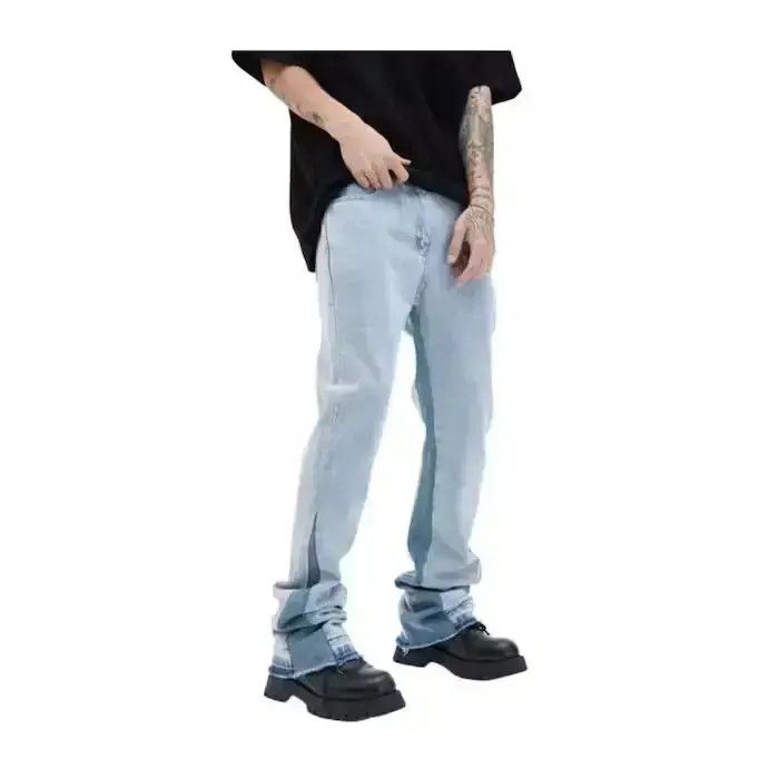 Japanese Brand Blue Stacked Denim Jeans Size US 30 / EU 46 - 3 Thumbnail