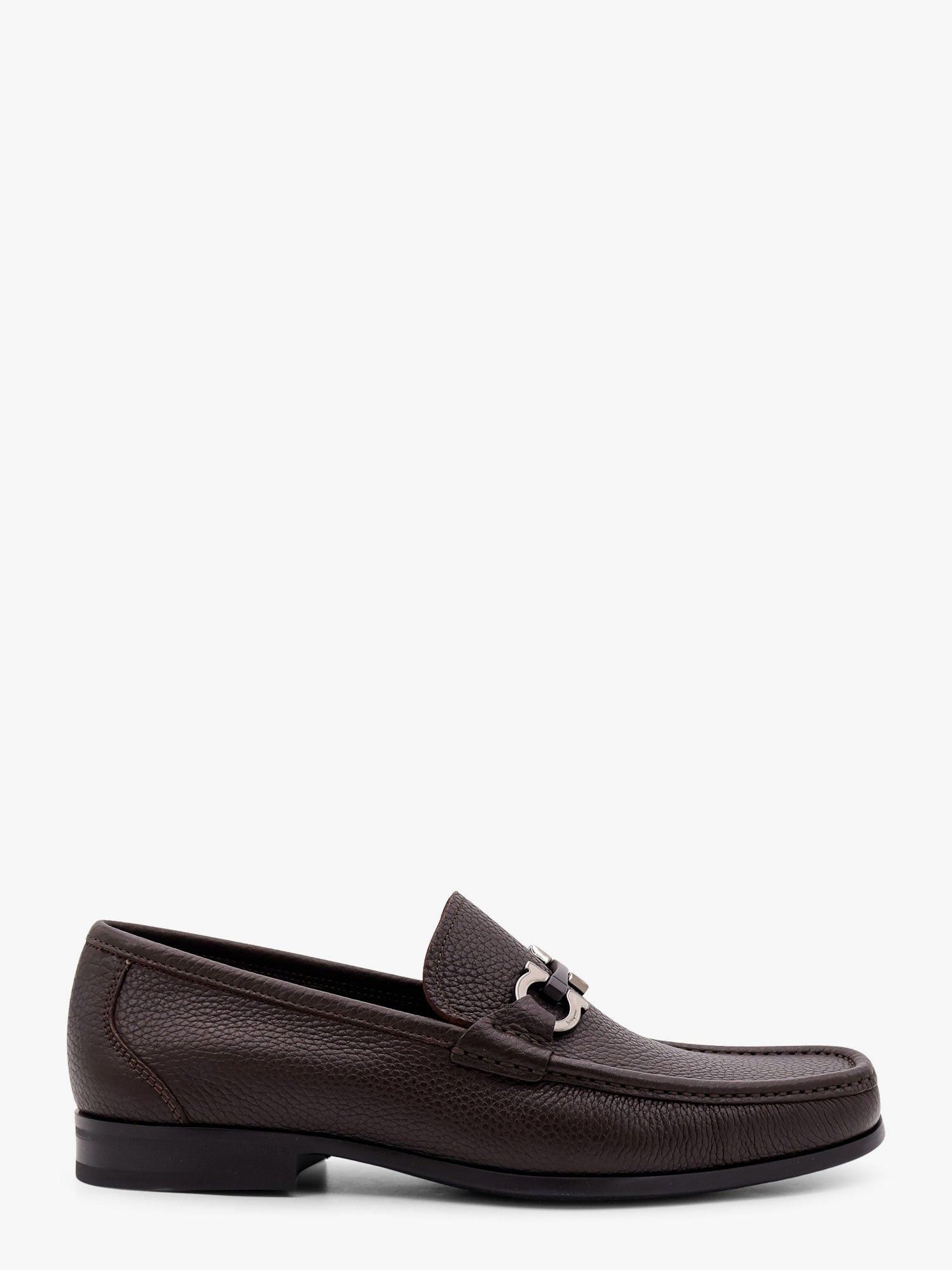 Salvatore Ferragamo Grandioso Leather Loafer With Gancini