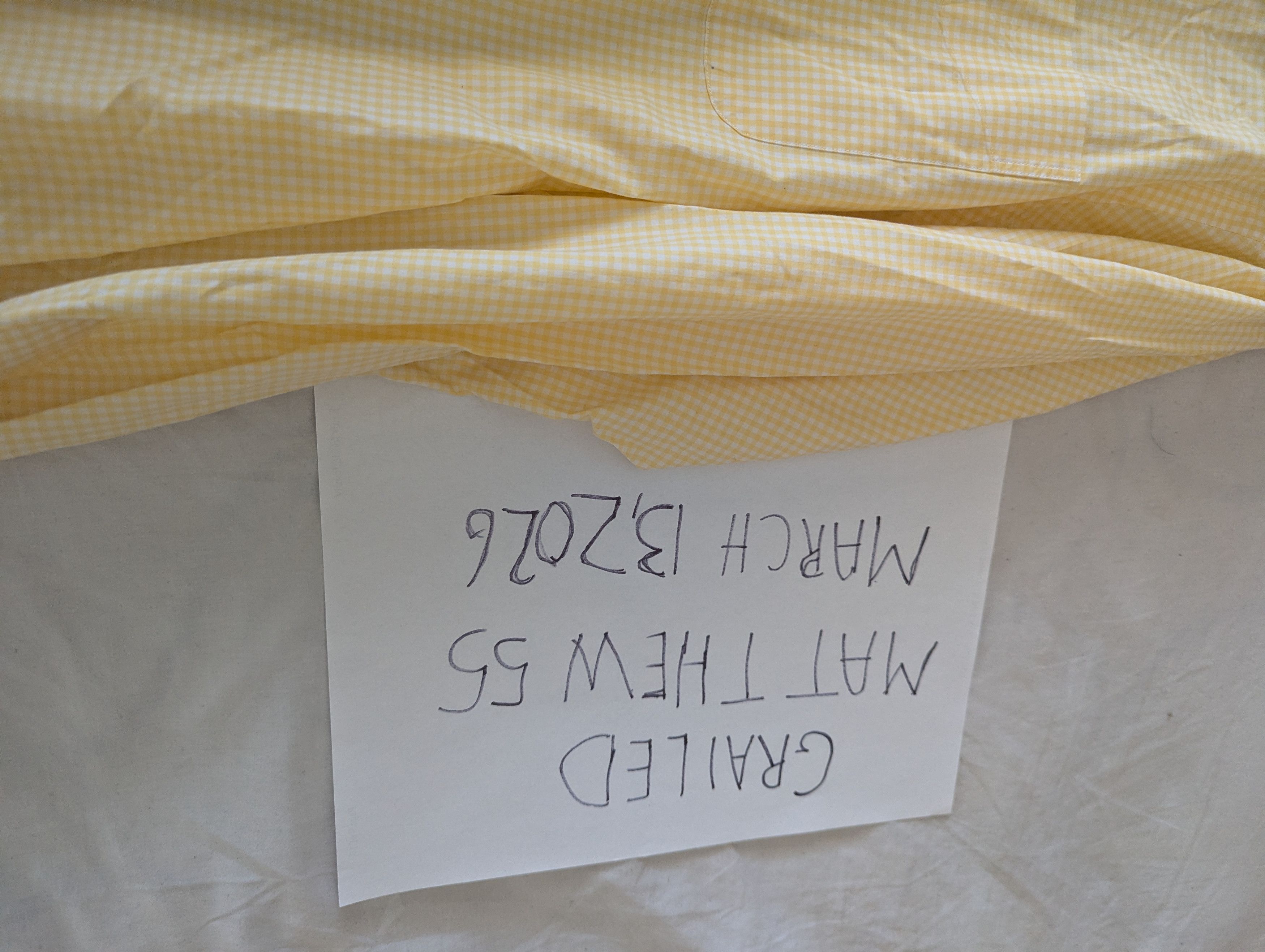 Polo Ralph Lauren Classic fit yellow checked shirt Size US L / EU 52-54 / 3 - 2 Thumbnail