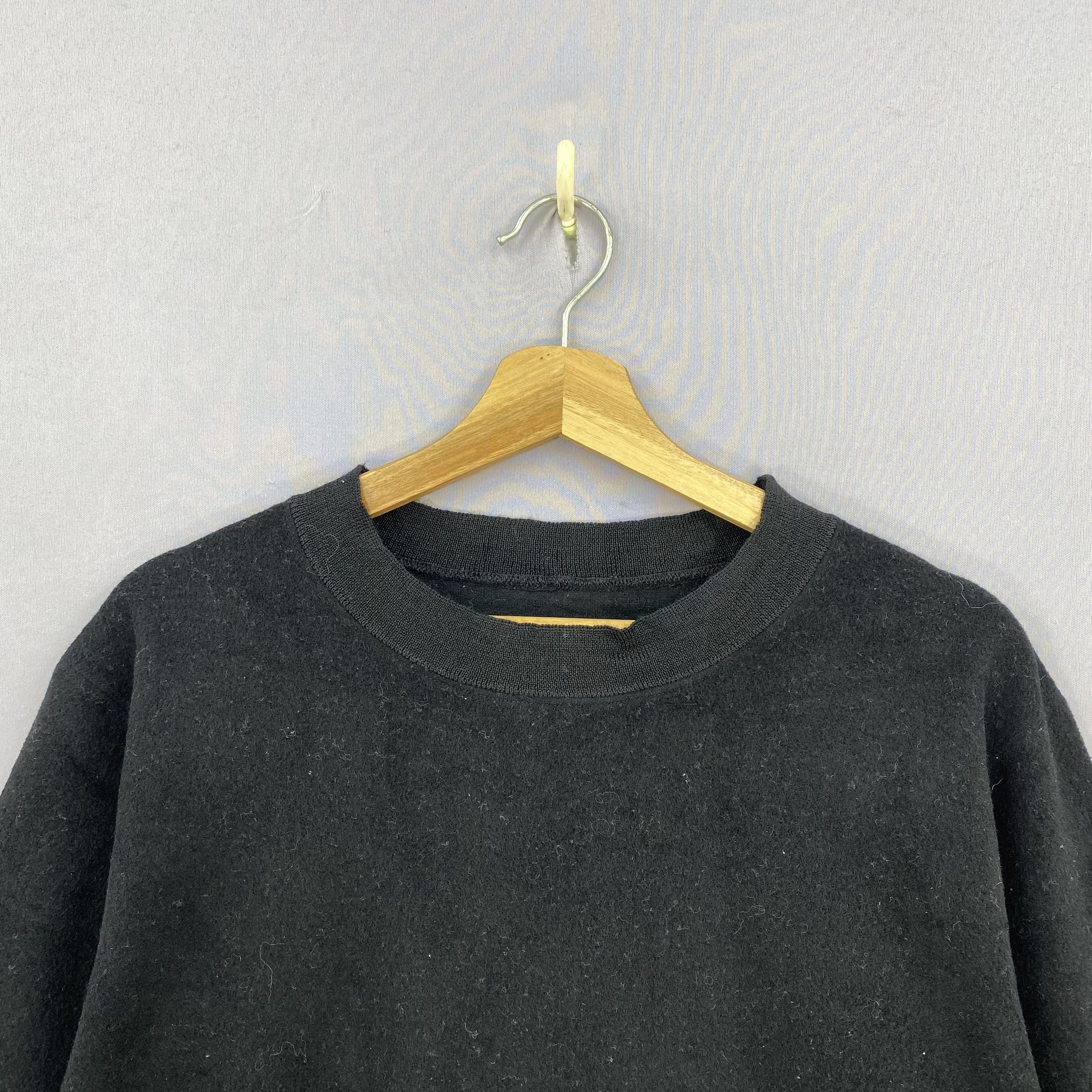 Margaret Howell Vintage 90s Margaret Howell Plain Pullover Wool Sweatshirt Size US M / EU 48-50 / 2 - 4 Thumbnail