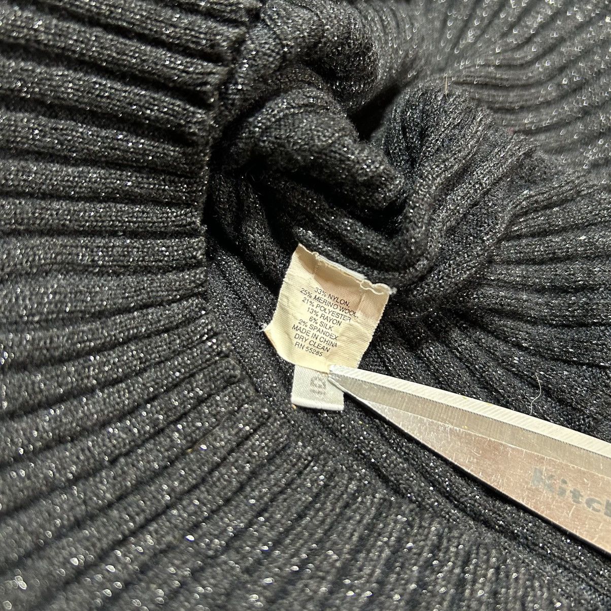 Express Express Turtleneck Sweater Metallic Shimmer Sparkle Small Size S / US 4 / IT 40 - 7 Thumbnail