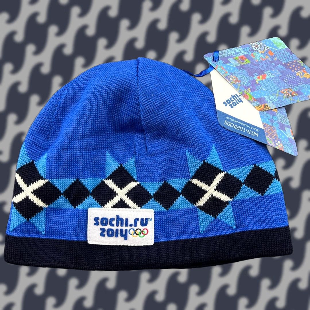 Dale Of Norway Dale of Norway Sochi 2014 Winter Olympics Wool Beanie Hat One Russia Blue Beanie Adults Unisex Wool Hat Winter Olympics 2014 NASCAR? Size ONE SIZE - 1 Thumbnail