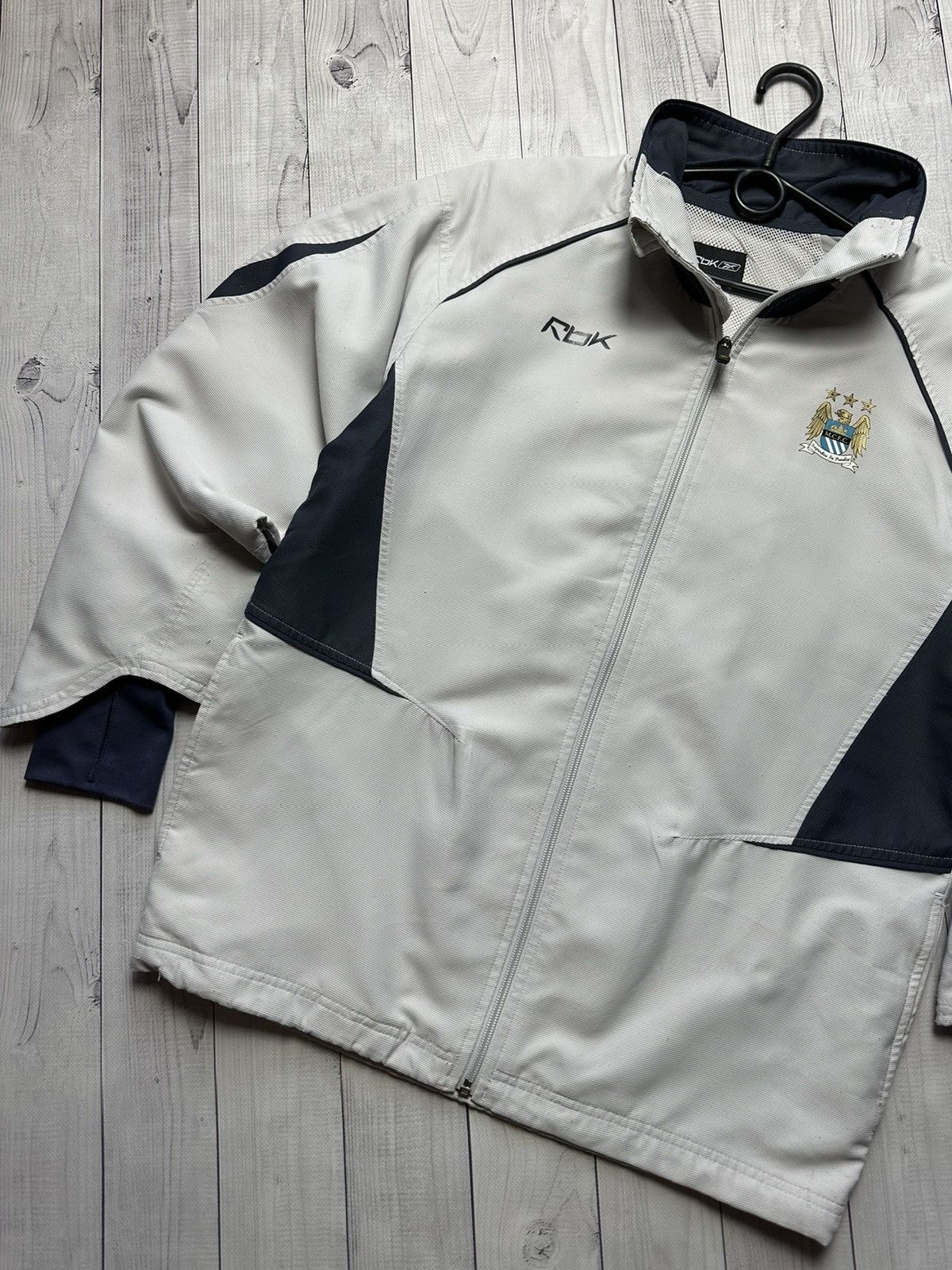 Reebok Vintage Reebok Manchester City soccer jacket big logo S/M Size US M / EU 48-50 / 2 - 3 Thumbnail