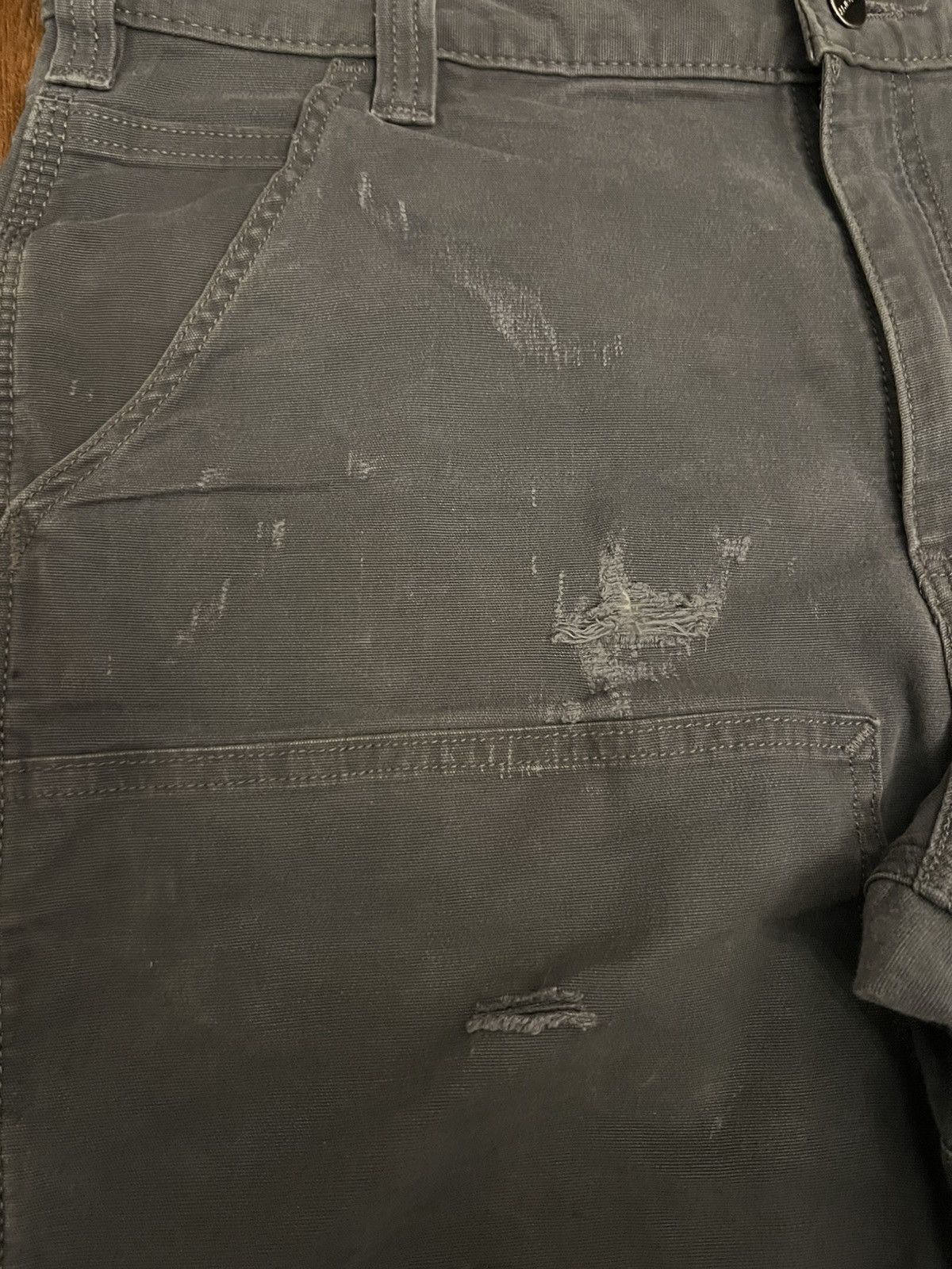 Carhartt Vintage Thrashed Carhartt Double Knee Carpenter Pants Size US 36 / EU 52 - 4 Thumbnail
