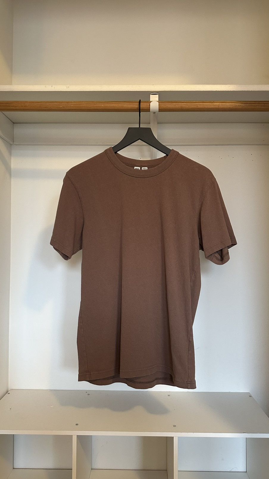 Uniqlo Rose Grey / Dimgrey Uniqlo Boxy Heavyweight T Shirt Size US S / EU 44-46 / 1 - 1 Thumbnail