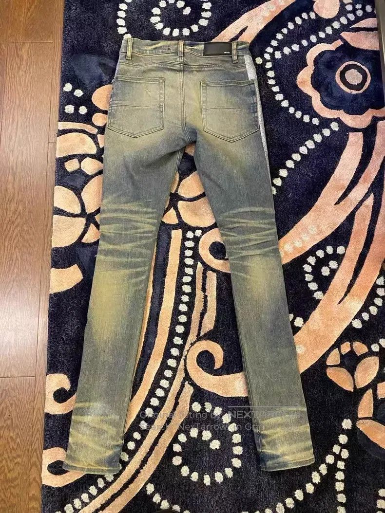 Amiri Amiri Classic Seasonal Glitter Destroyed Jeans Size 29 Size US 29 - 2 Thumbnail