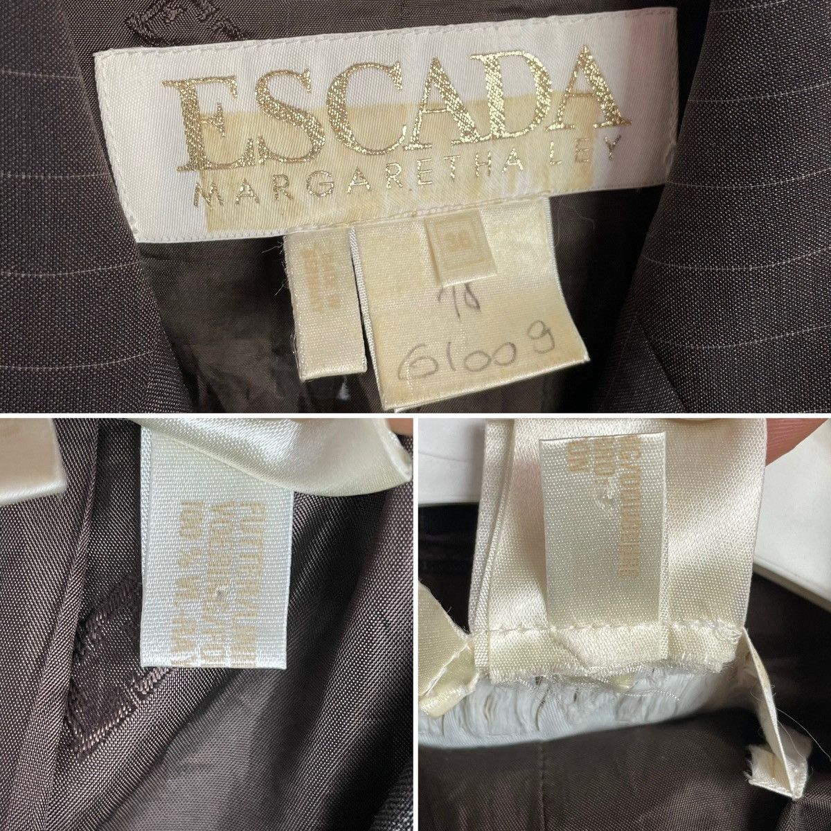 Escada Vintage suit Escada margaretha ley blazer and midi skirt 36 Size XS / US 0-2 / IT 36-38 - 11 Thumbnail