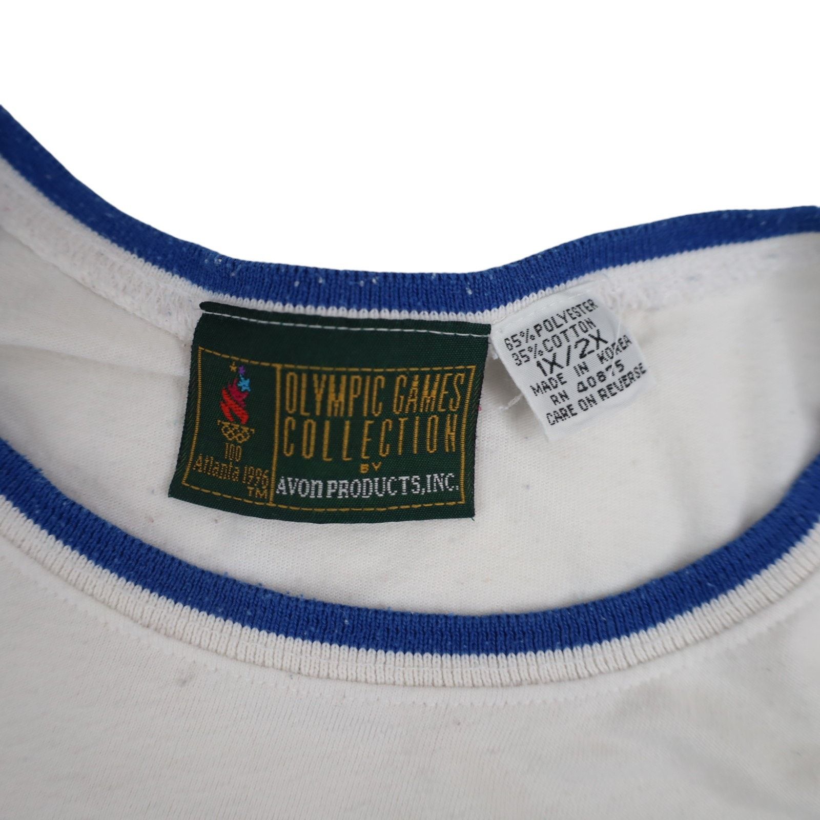 USA Olympics × Vintage Vintage 1996 Atl Avon The Olympic Women Graphic T shirt Size US XXL / EU 58 / 5 - 7 Thumbnail