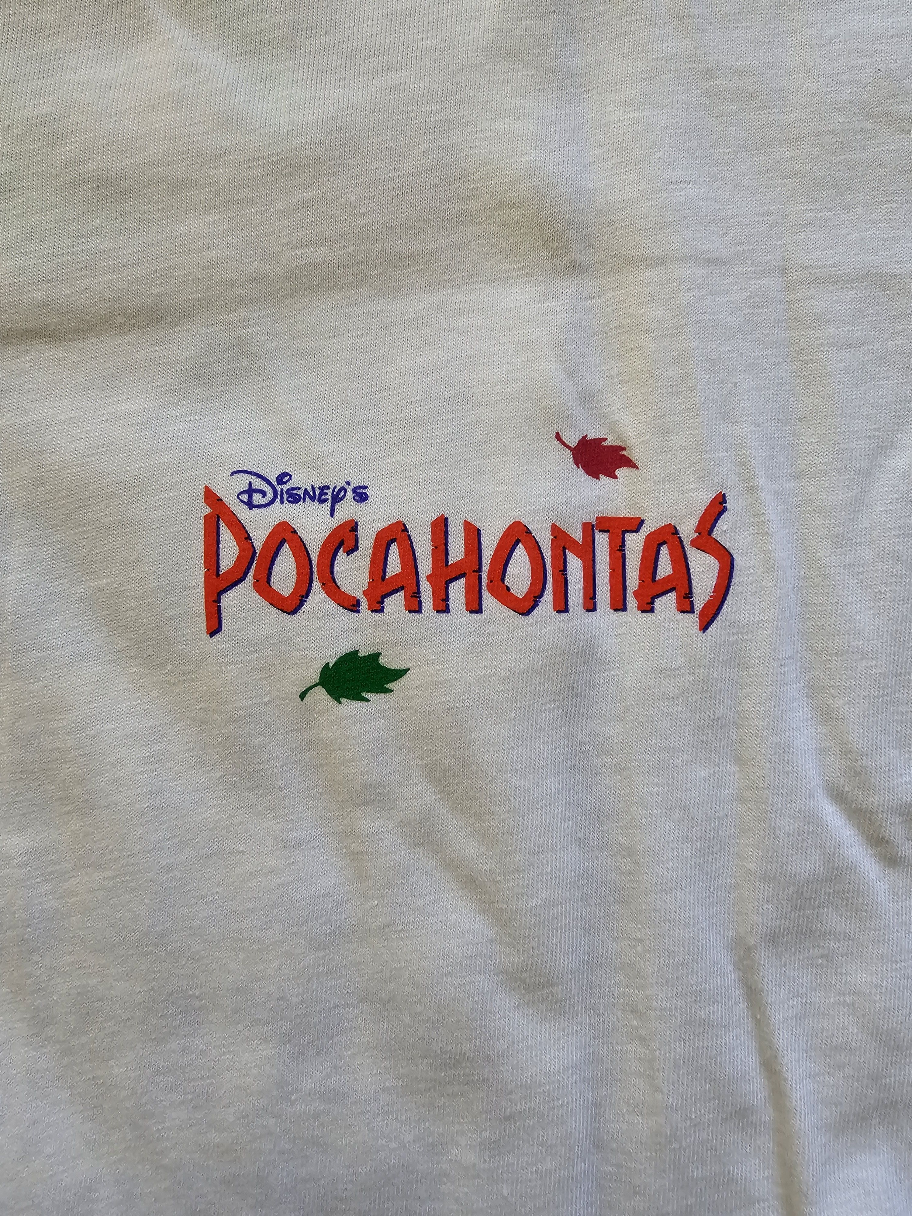 Disney Vintage 1995 Pocahontas Movie Premier Tee Size US XL / EU 56 / 4 - 4 Thumbnail